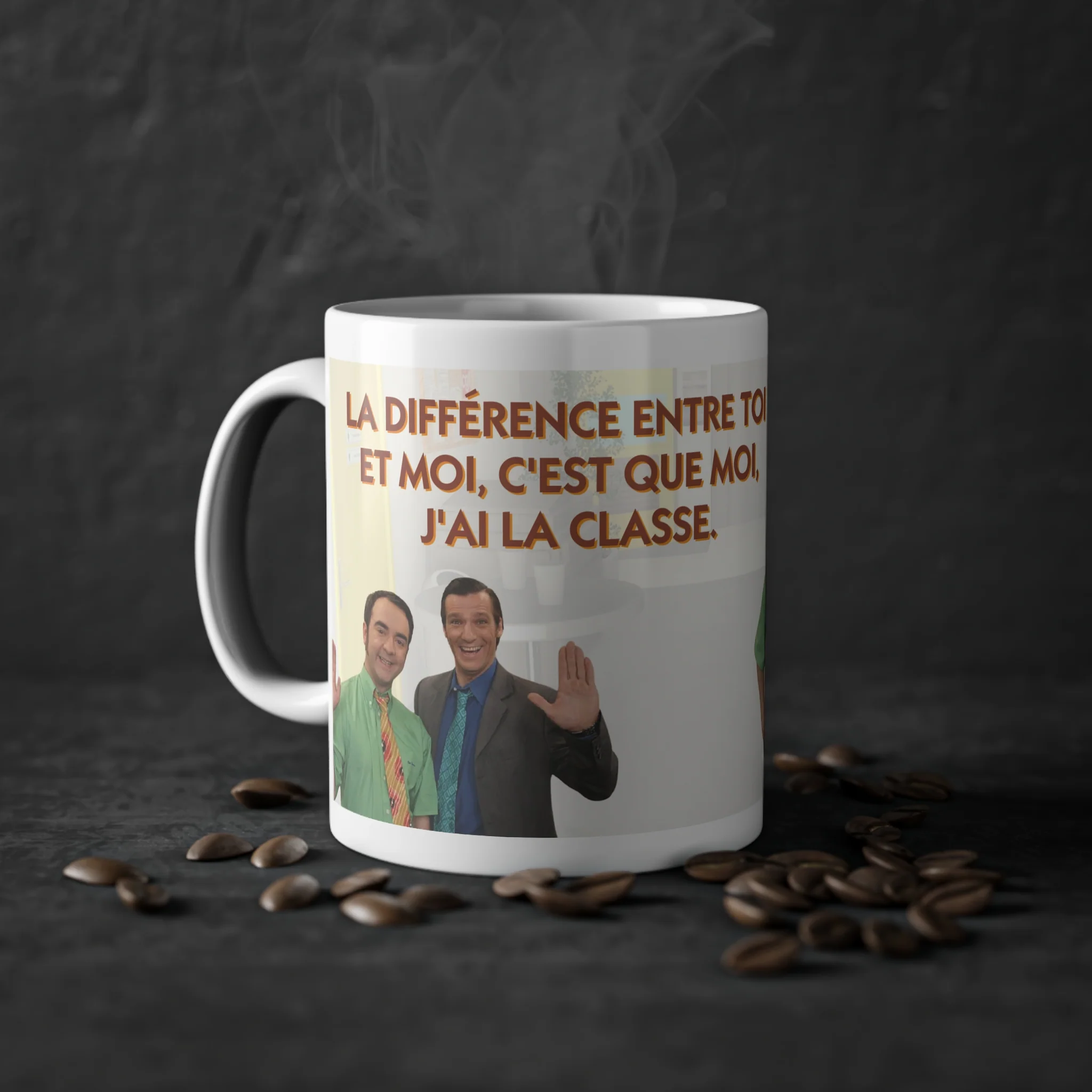 Mug Caméra Café - Revivez vos Moments Préférés de la Série Culte à Chaque Gorgée