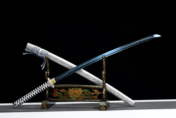 blue blade katana