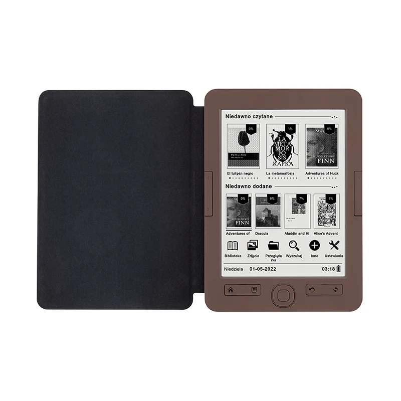 Bemi Cognita+ Reader With Leather Case  | 6" Carta screen | 4GB