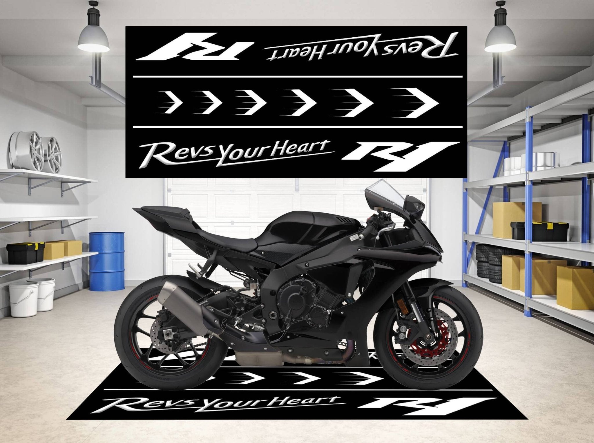 Designed Motorcycle Mat for Yamaha R1