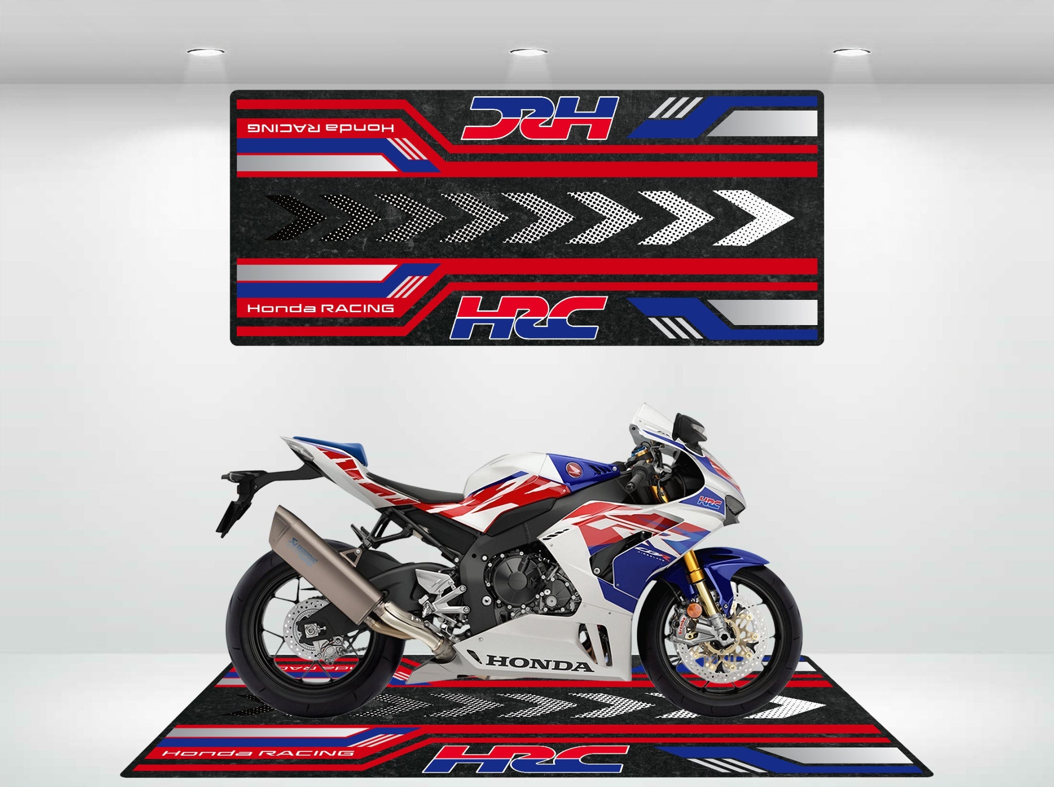 Designed Motorcycle Mat for Honda