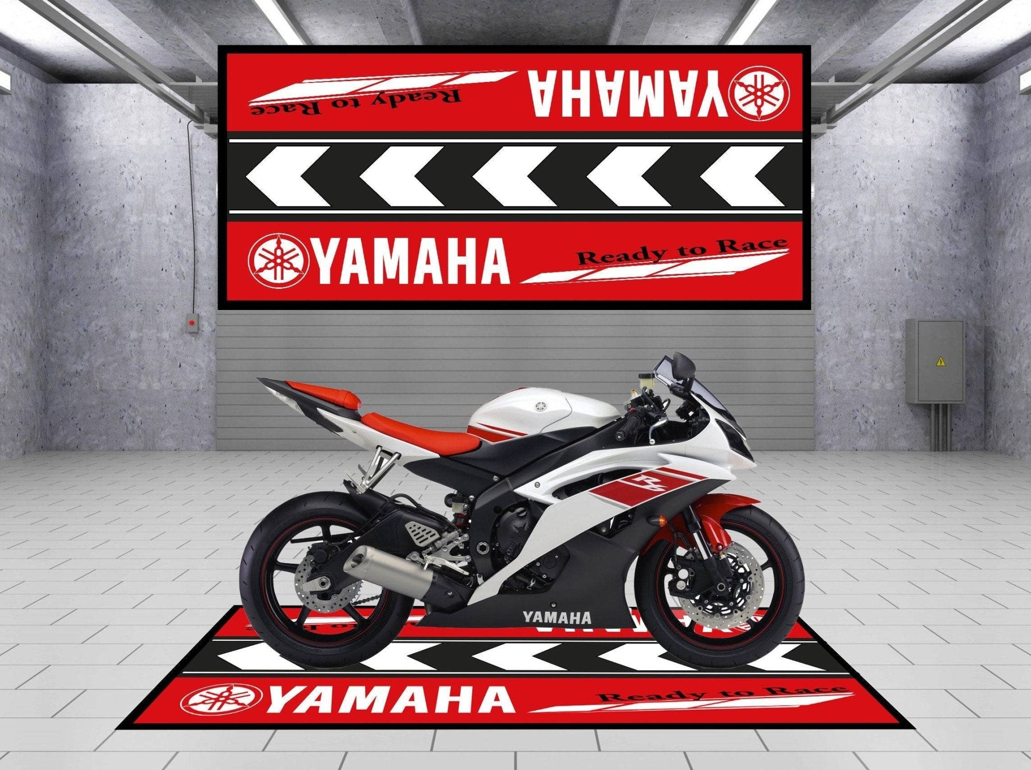 Designed Motorcycle Mat for Yamaha