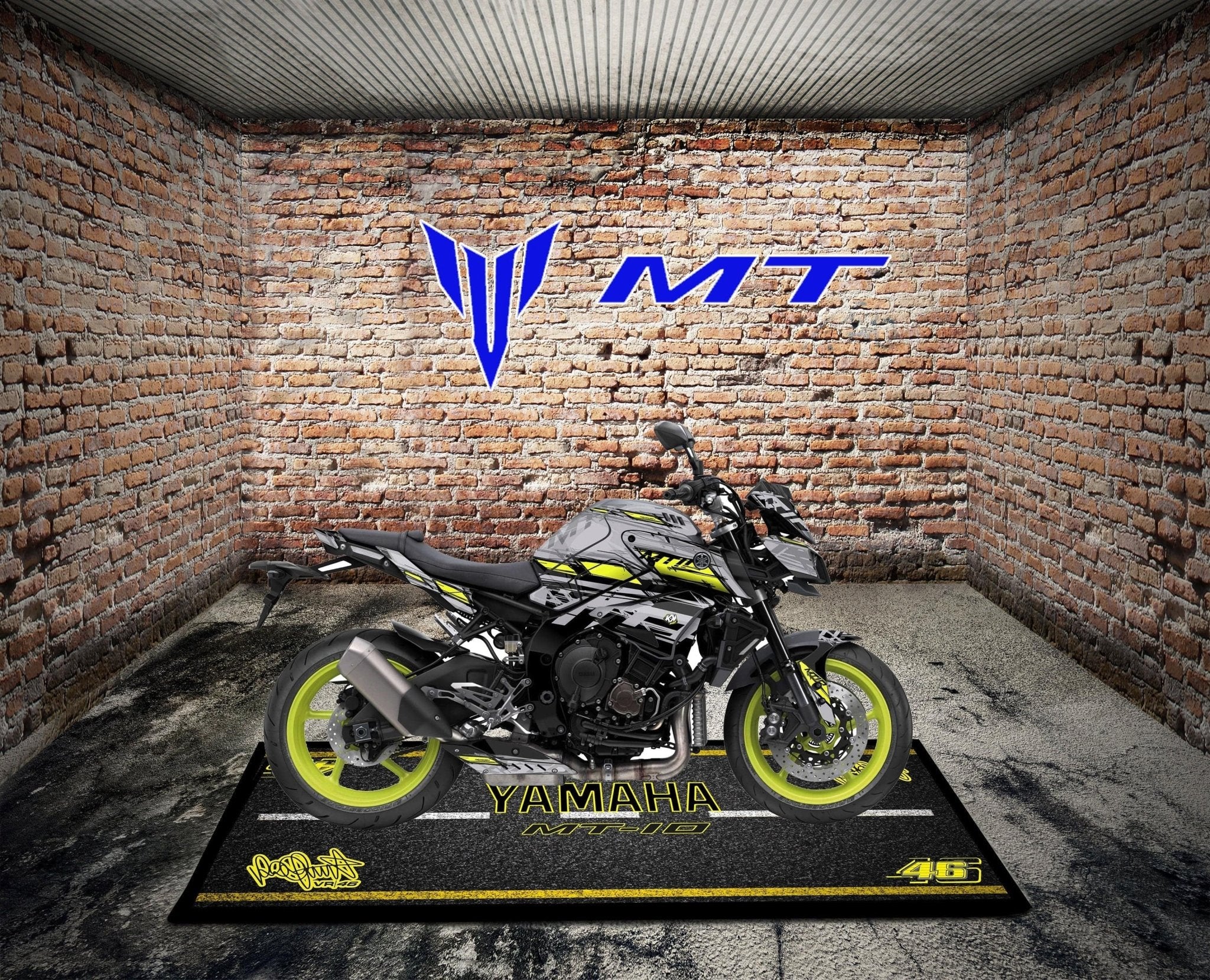 Designed Motorcycle Mat for Yamaha