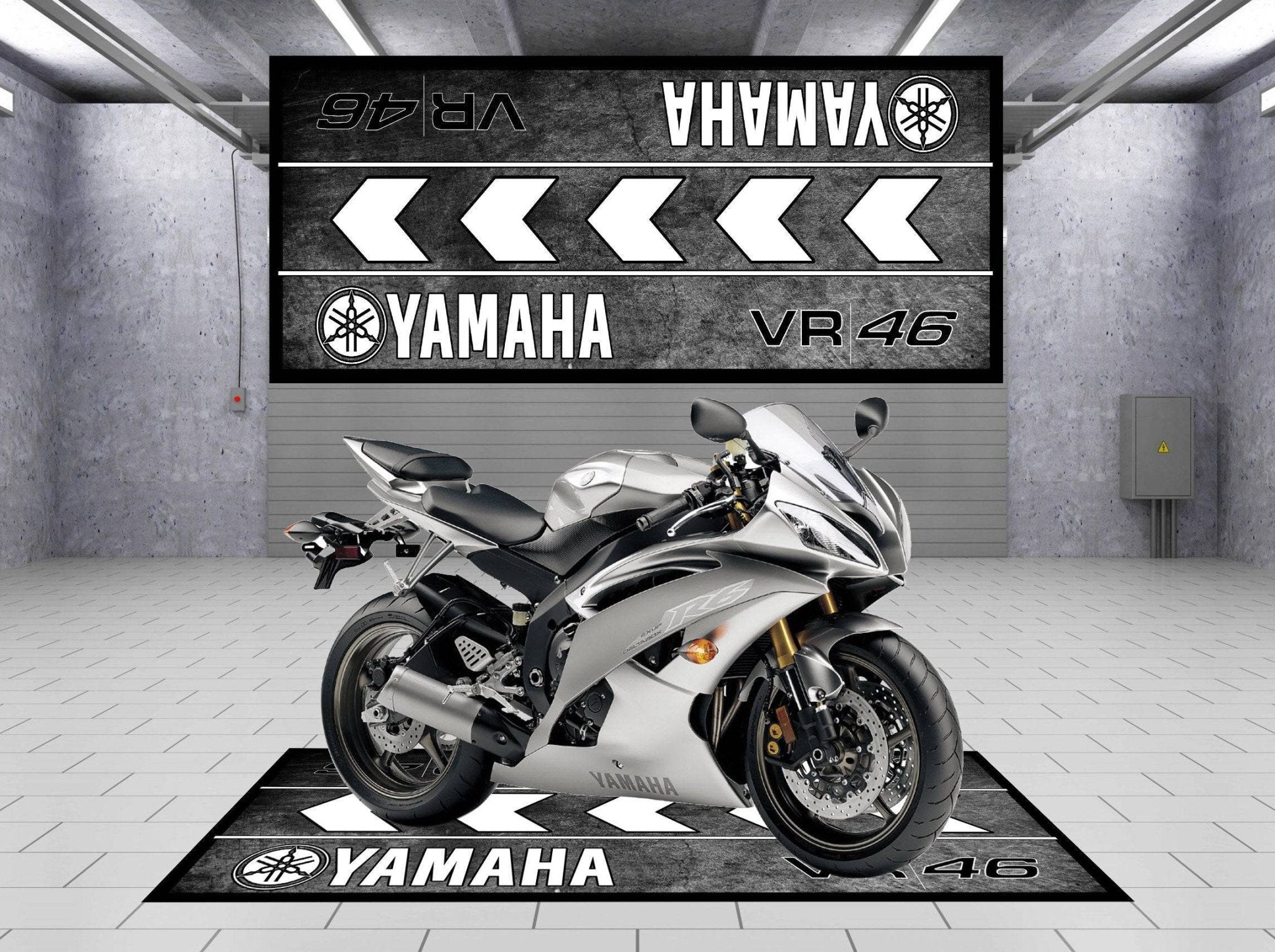 Designed Motorcycle Mat for Yamaha