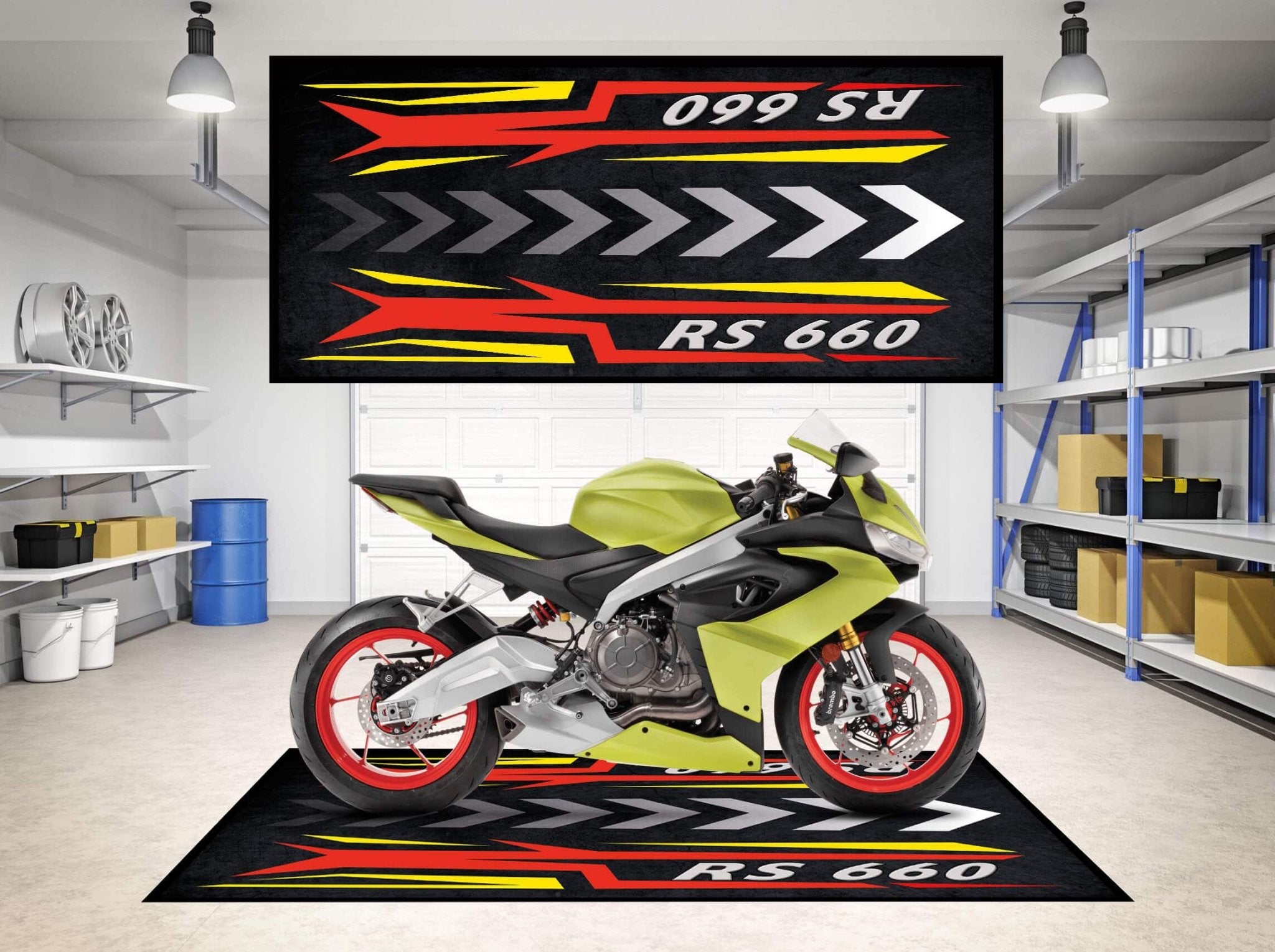 Designed Motorcycle Mat for Aprilia RS660