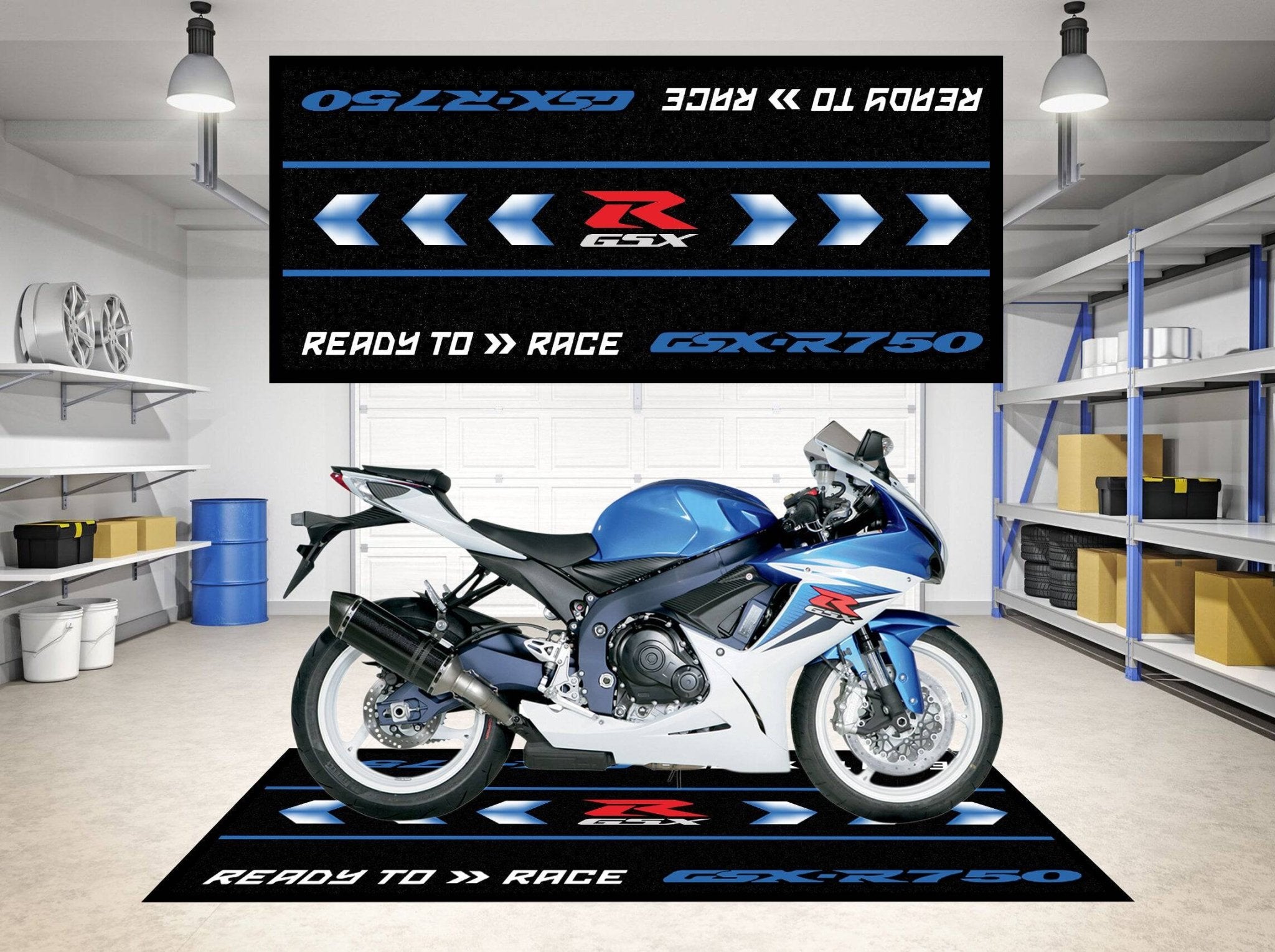 Designed Motorcycle Mat for Suzuki GSX-R 750