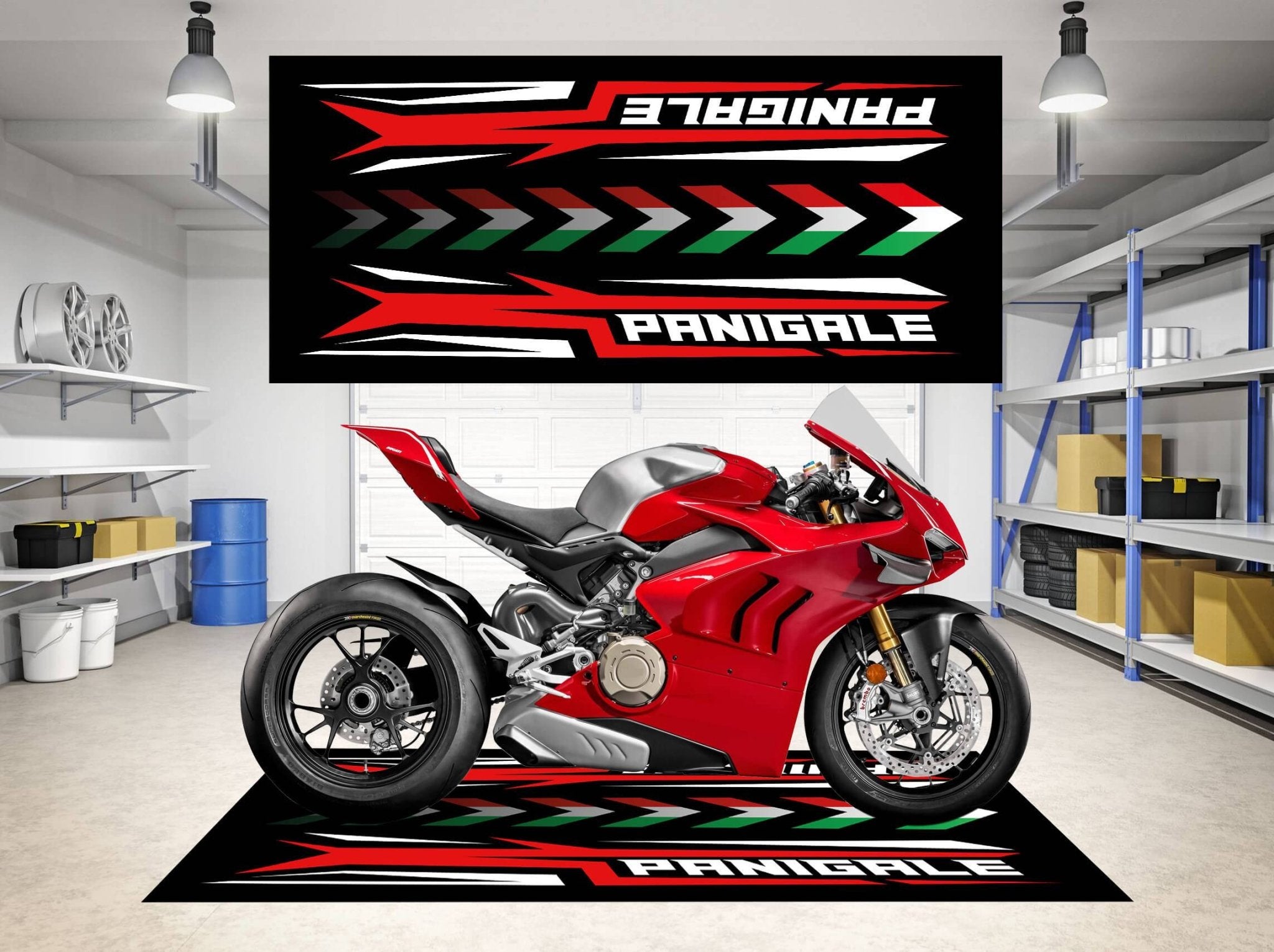 Designed Motorcycle Mat for Ducati Panigale