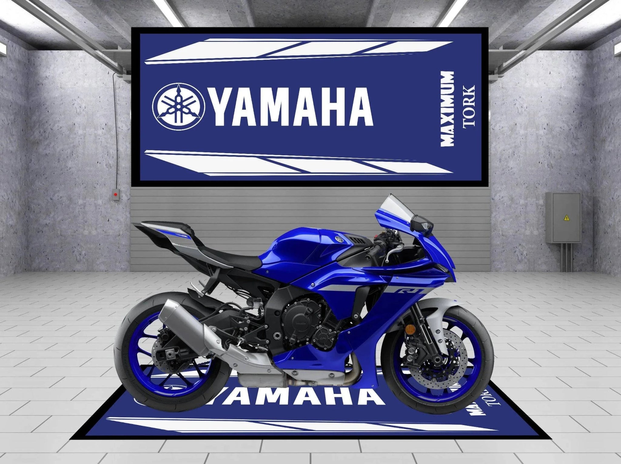 Designed Motorcycle Mat for Yamaha