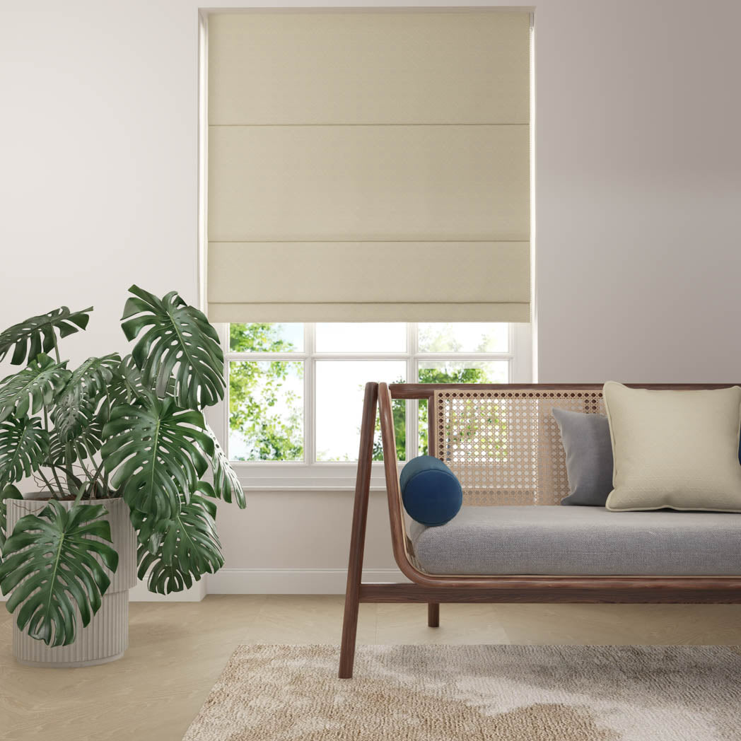 Rattan Blind - Oyster