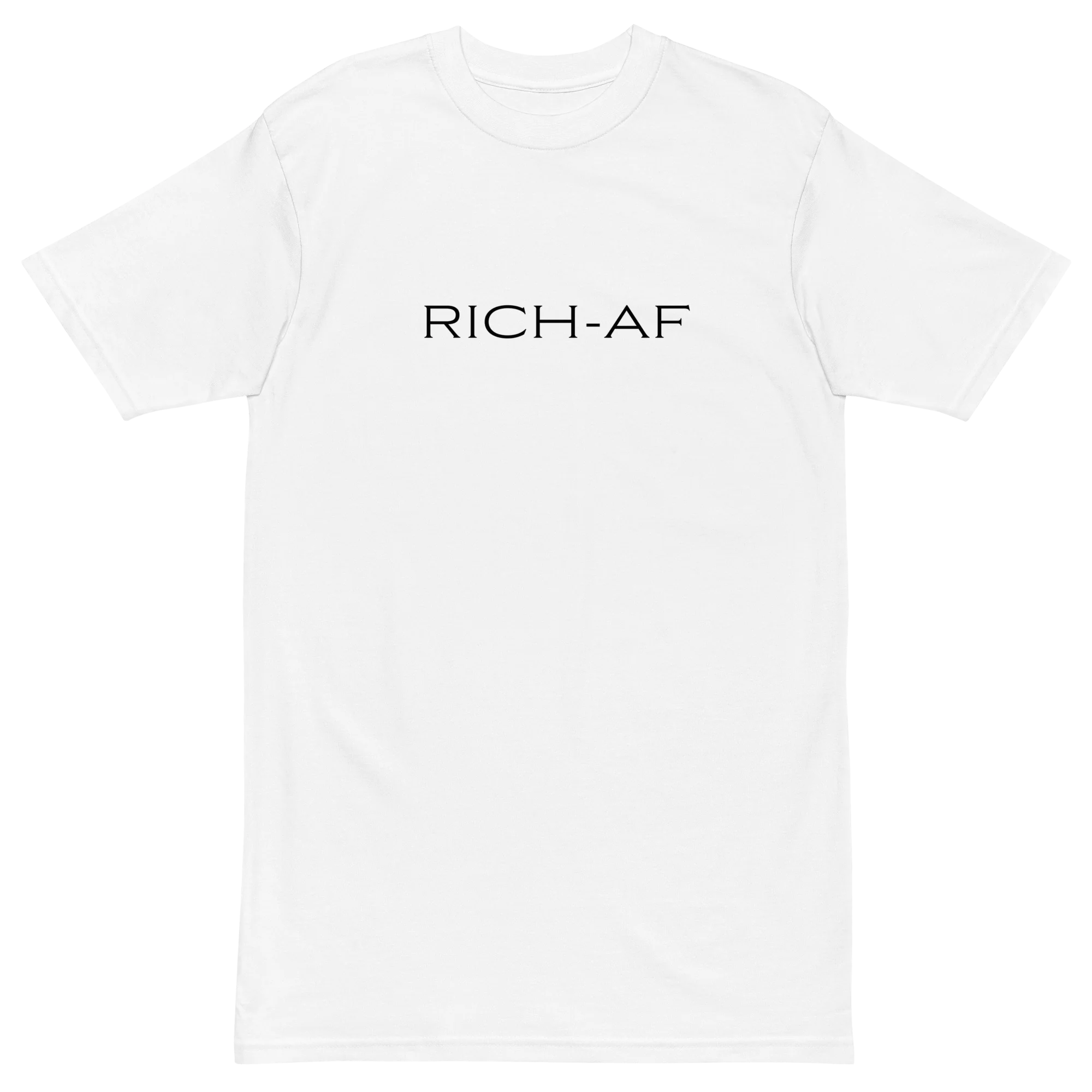 RICH-AF Classic Center Cotton Tee