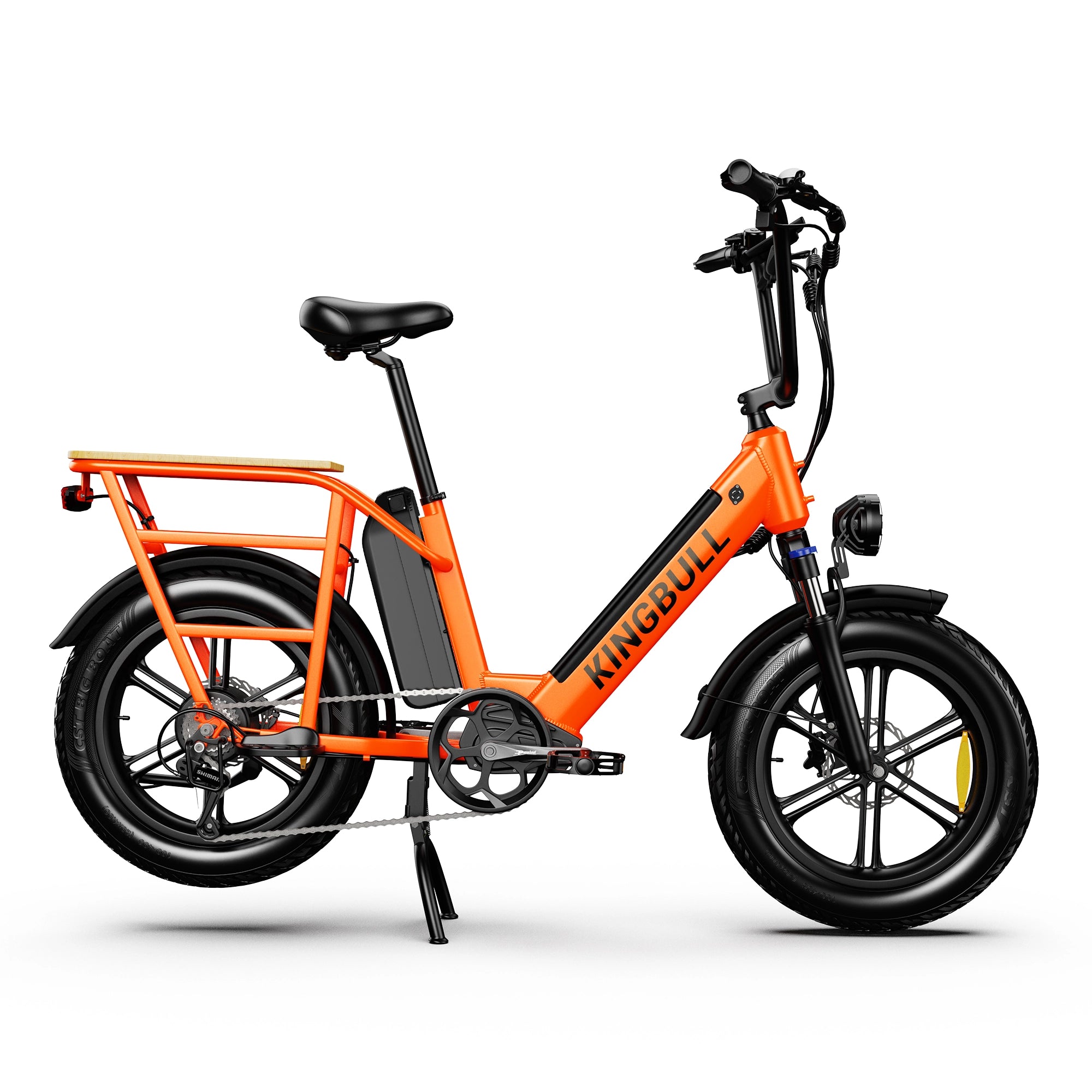 Kingbull Voyager(Dual Battery) | Long Range Step Thru Electric Bike