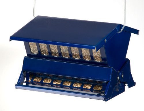 Electric Blue Woodlink Absolute II Squirrel Resistant Bird Feeder Model 7537