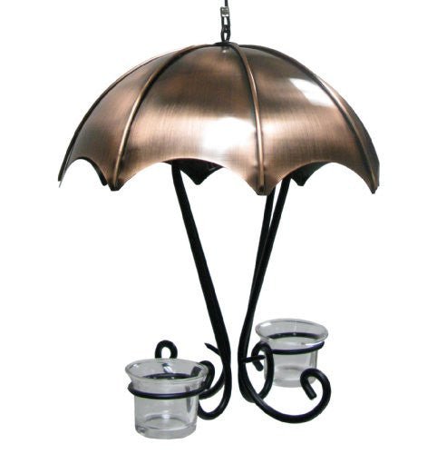 Woodlink Brushed Copper Oriole Bird Fruit & Jelly Feeder