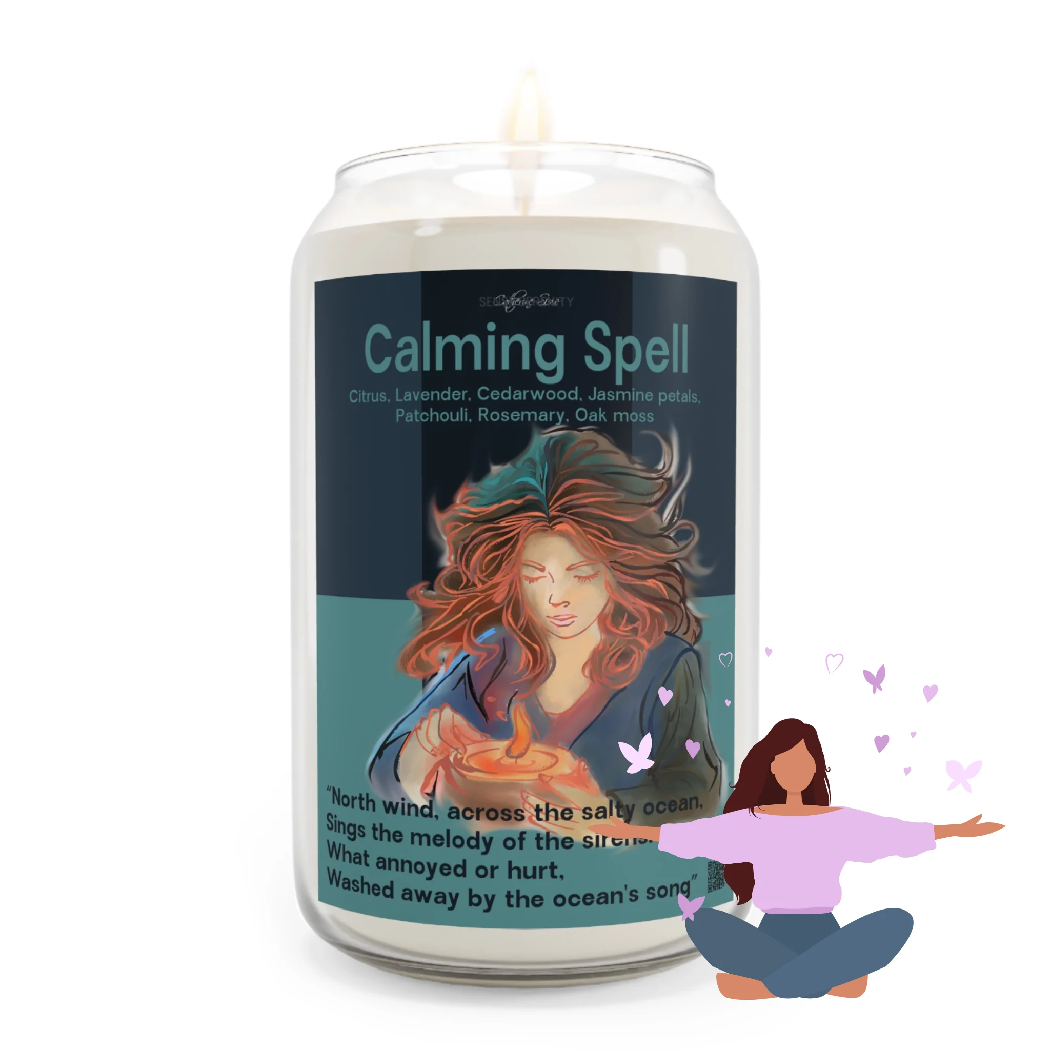 Calming Spell Scented Ritual Candles | 13.75oz