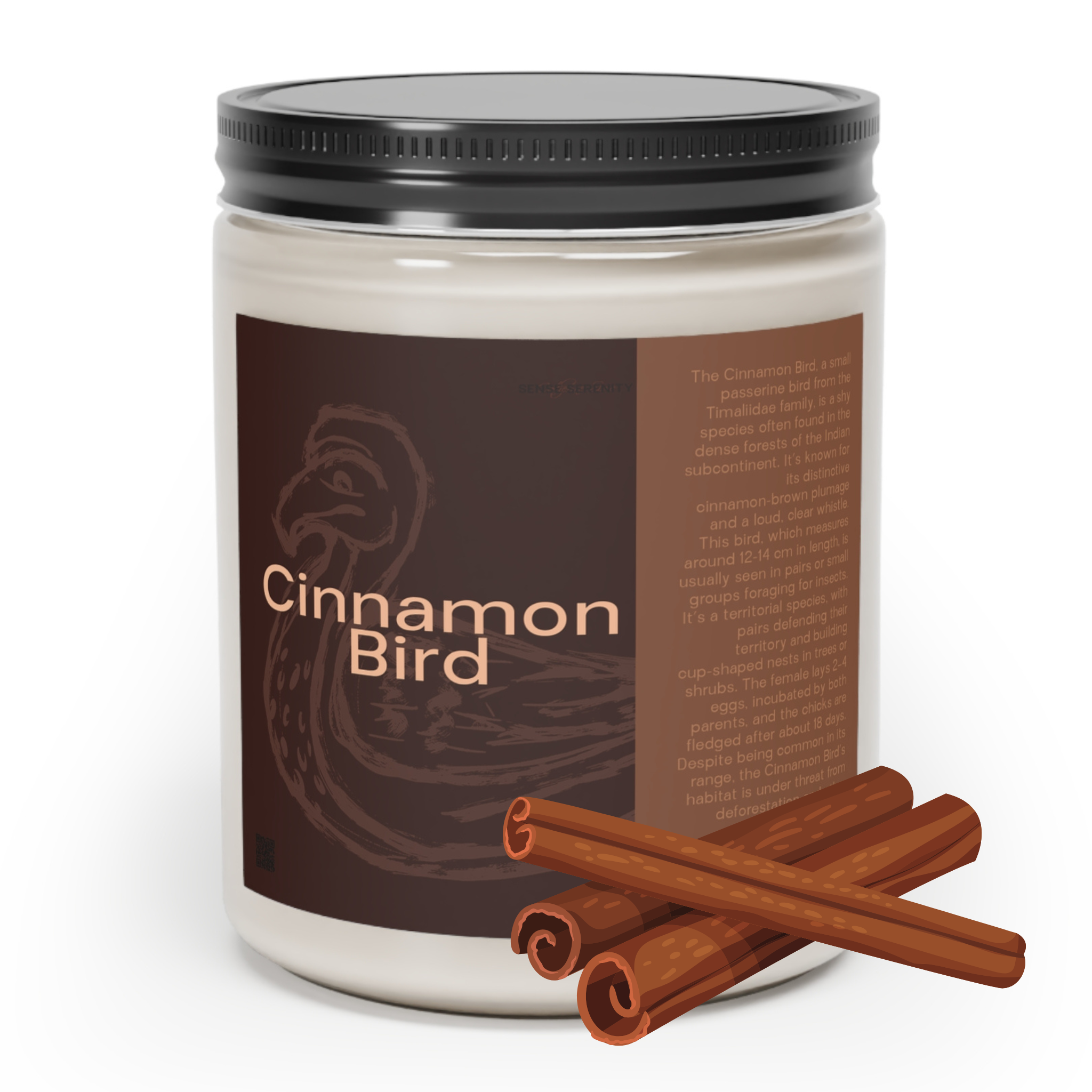 Cinnamon Bird Scented Ritual Artsy Soy Candles | 9oz