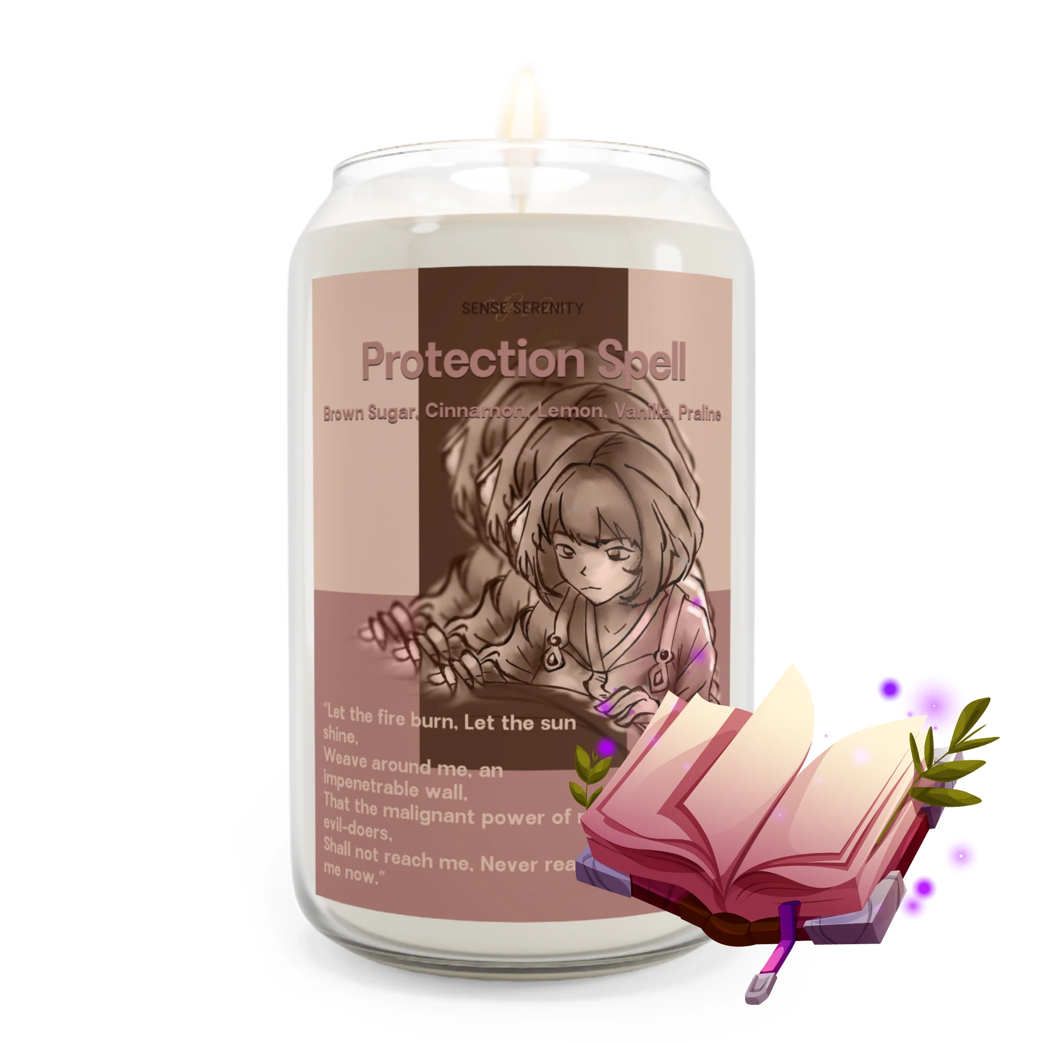 Protection Spell Scented Ritual Candles | 13.75oz