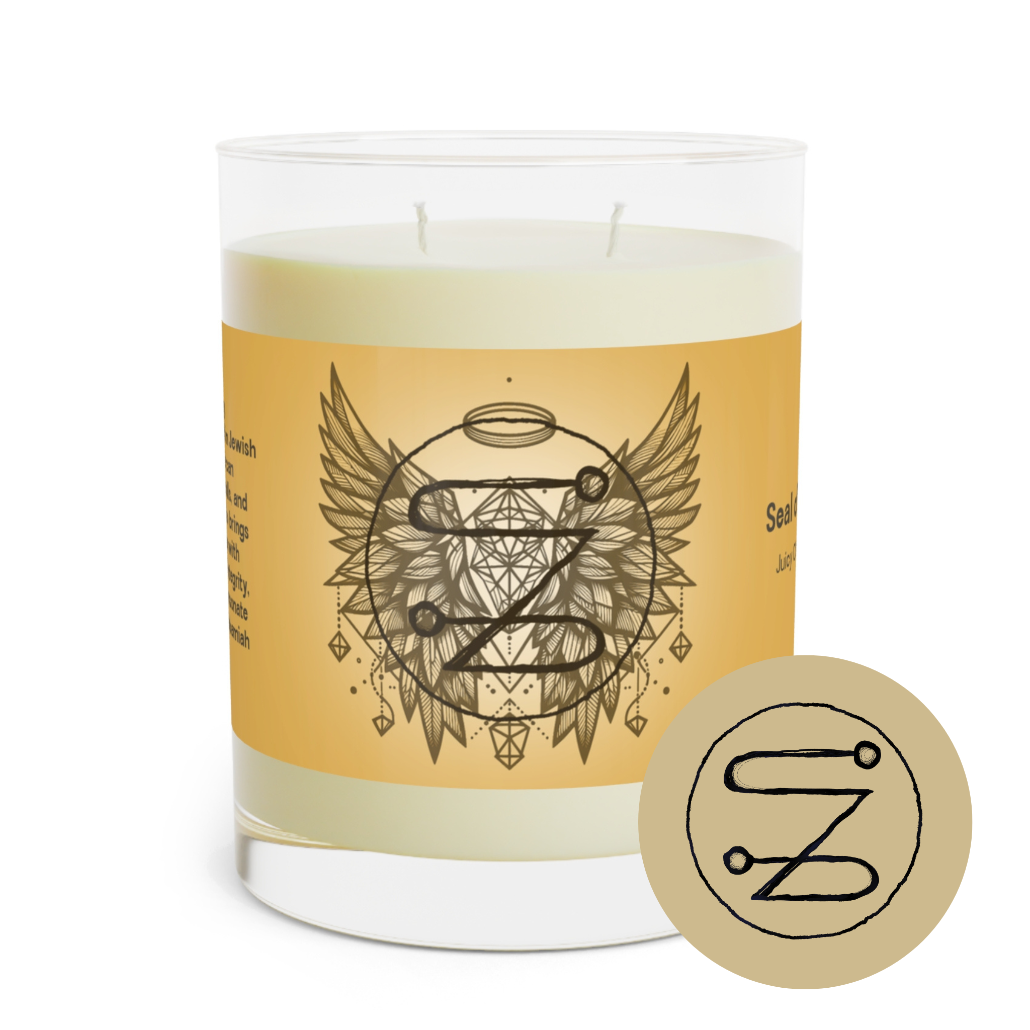 Seal of the Angel of Jabamiah Scented Ritual Candels | 11oz