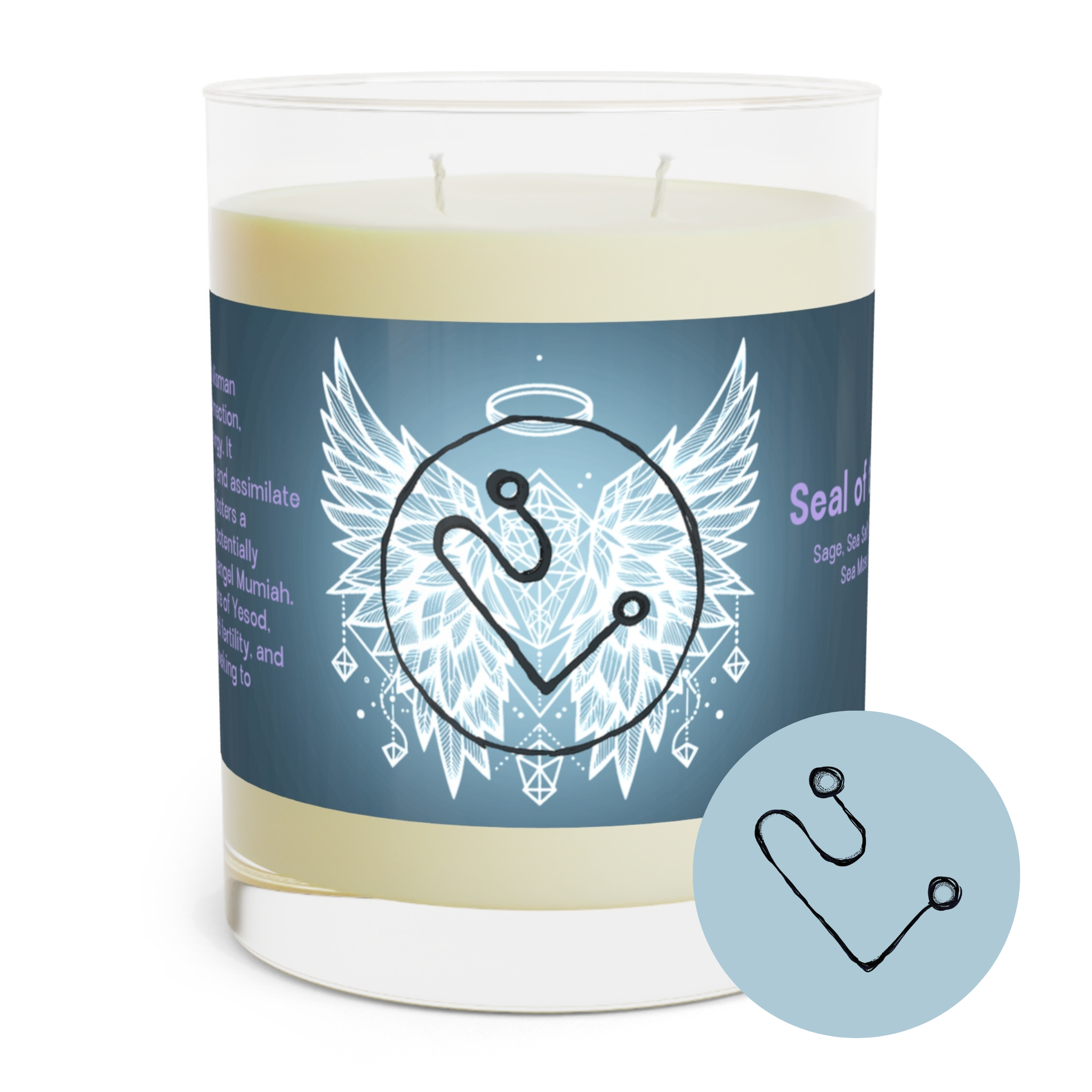 Seal of the Angel of Mumiah Scented Ritual Candels | 11oz