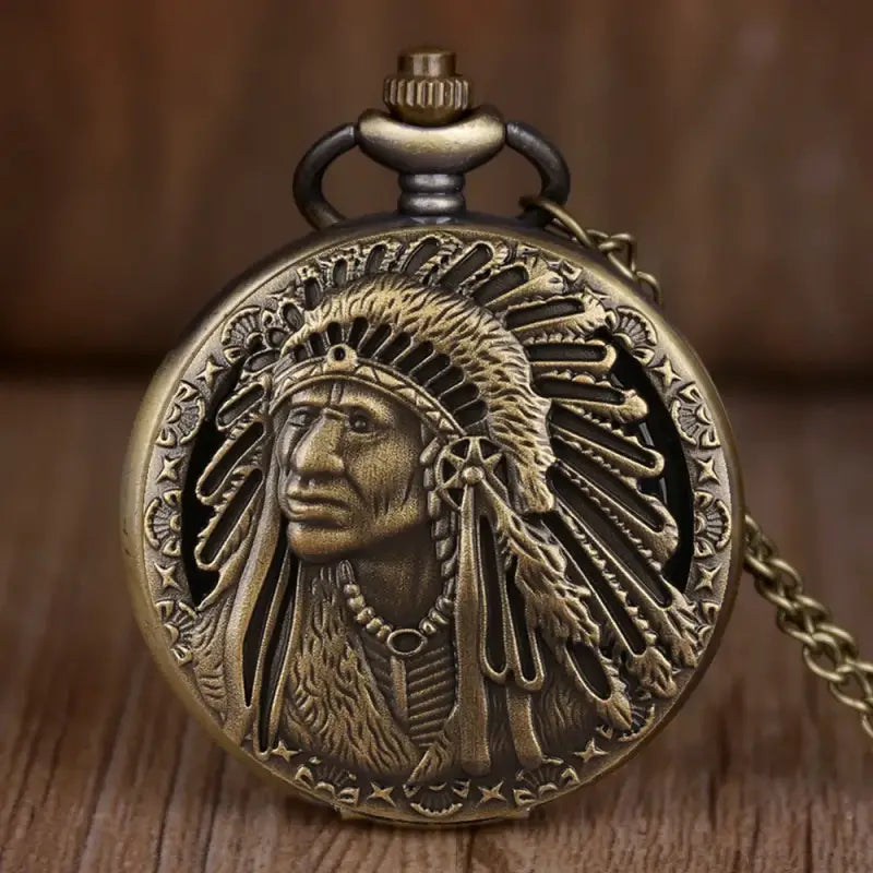 Native American Pocket Watch