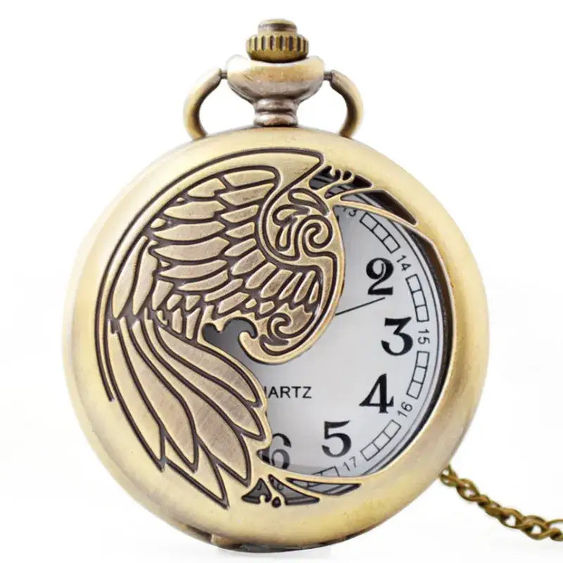 Feathered Wing Pocket Watch
