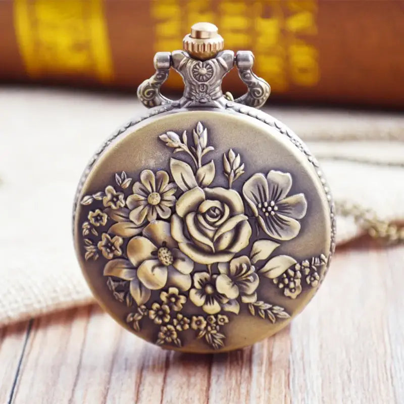 Flower Pocket Watch