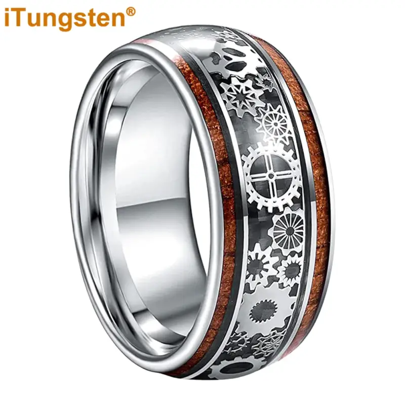 Steampunk Tungsten Ring