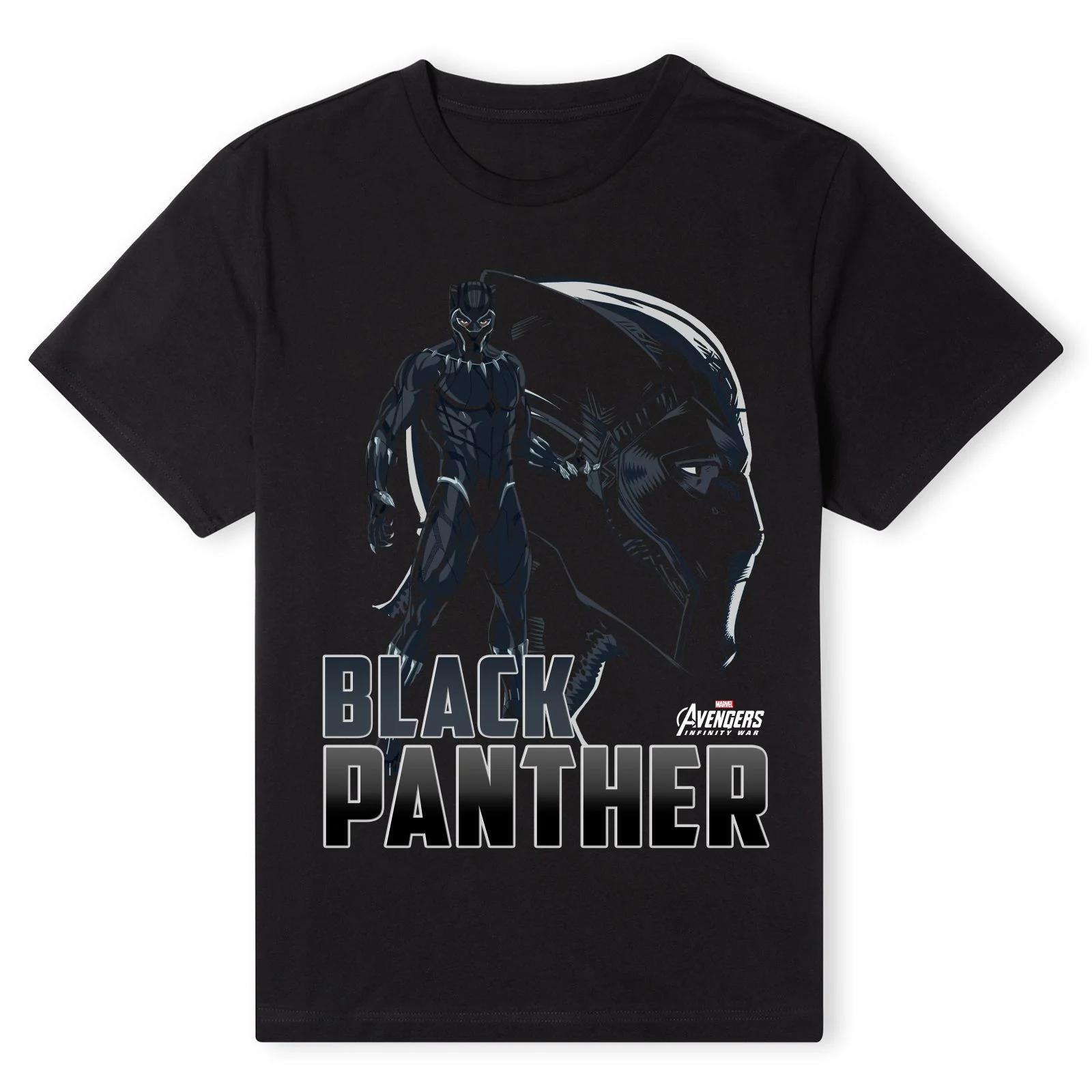 Official Marvel Avengers Black Panther Unisex T-Shirt