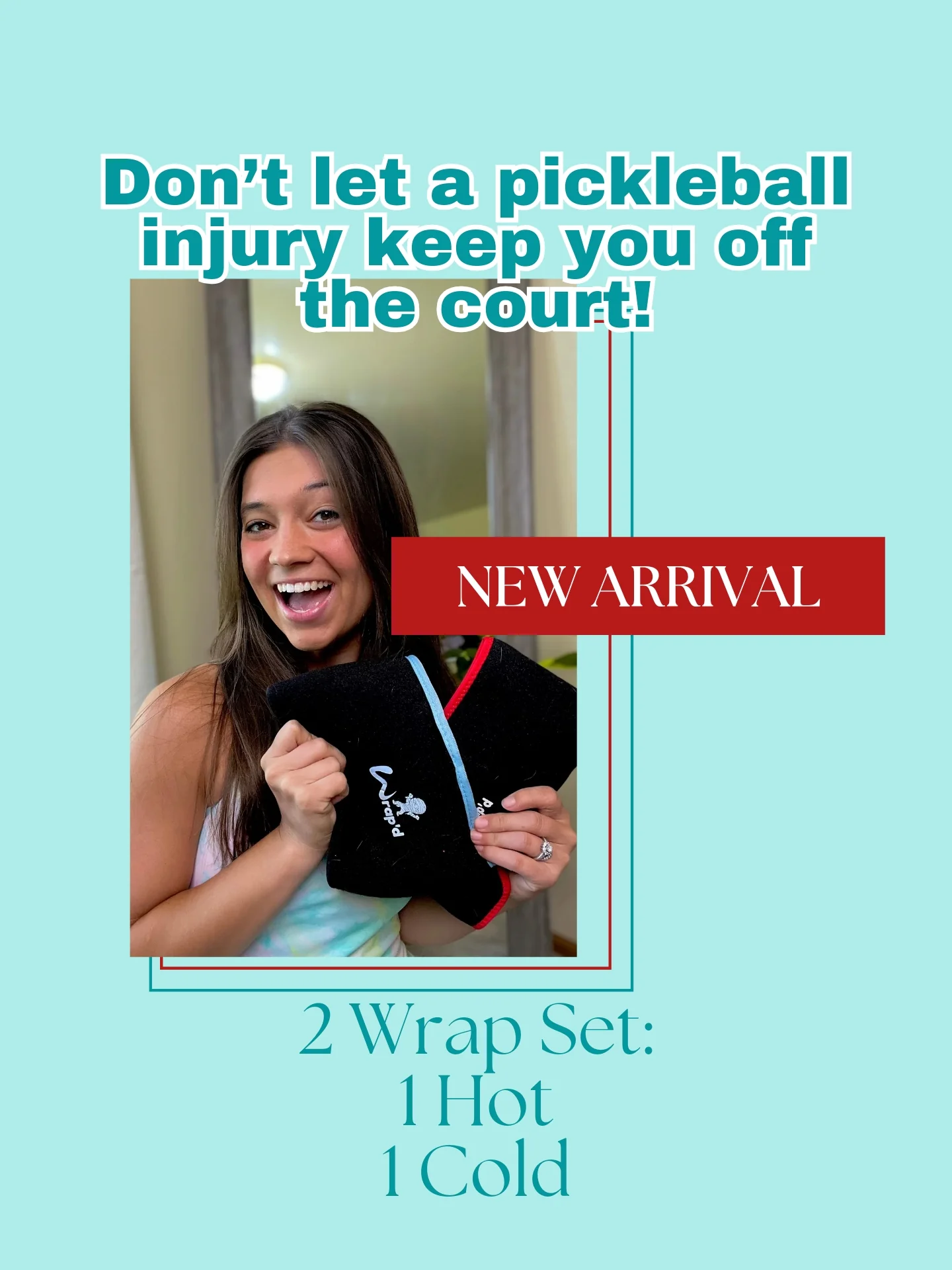 Pickleball Essentials Kit - Hot & Cold Therapy Packs for Pickleball Players