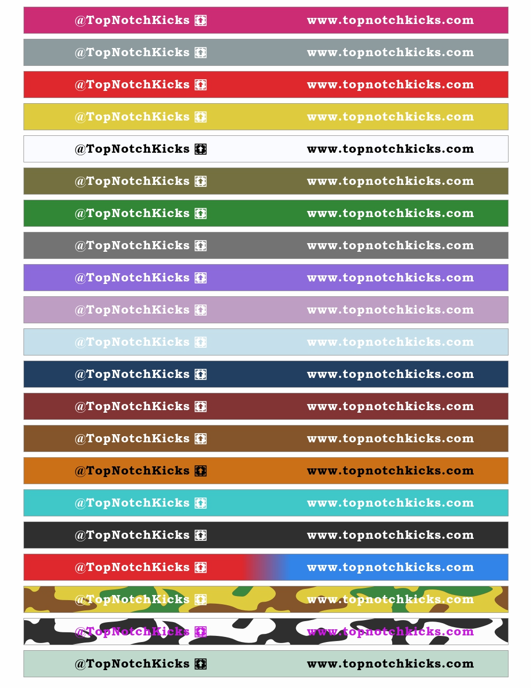 Top Notch Kicks Wristband