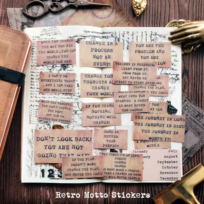 Tim Holtz Vintage Vellum Quote Stickers