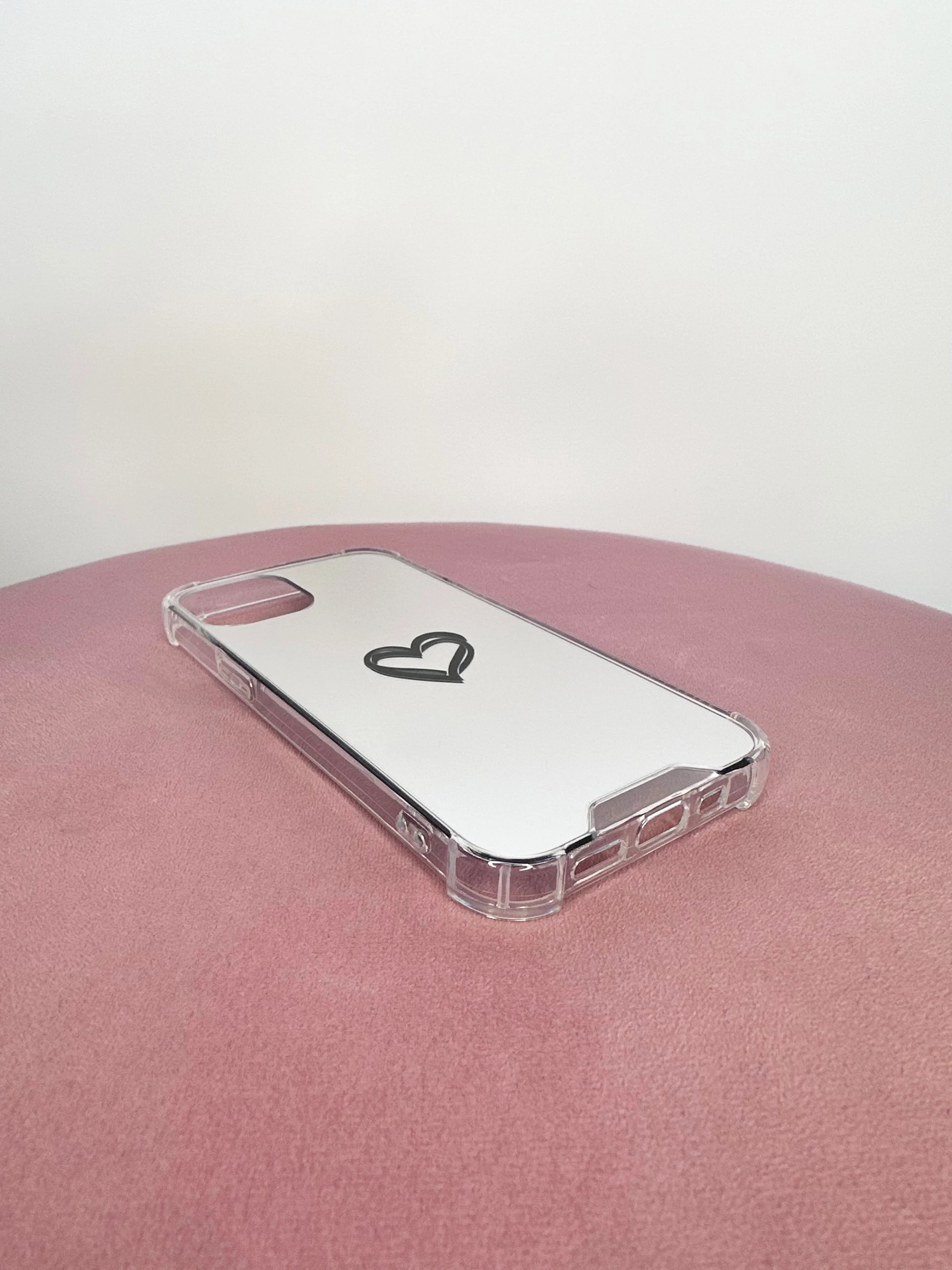 Heartfelt Lines Mirrored Phone Case