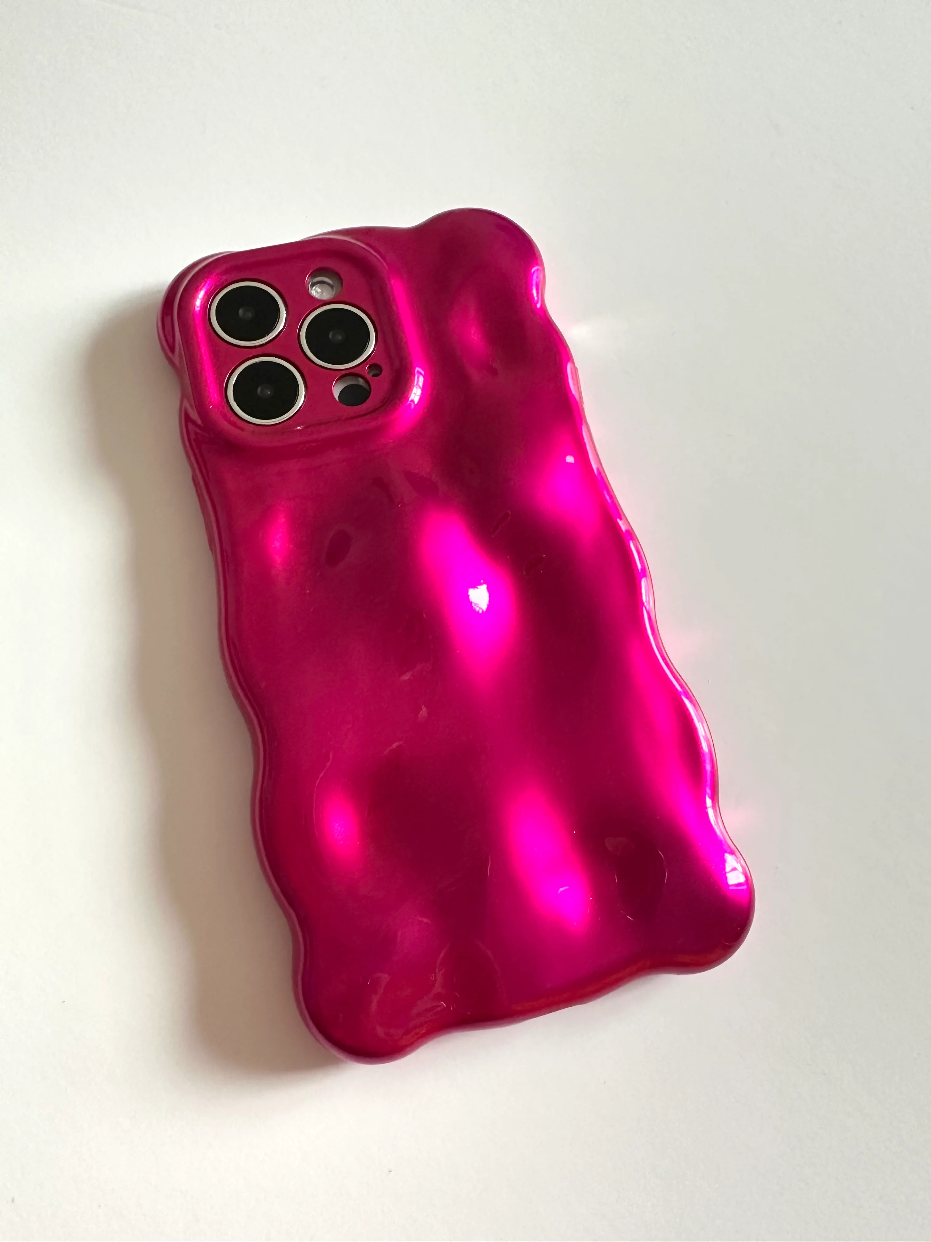 3D Bubble Bliss Hot Pink Phone Case