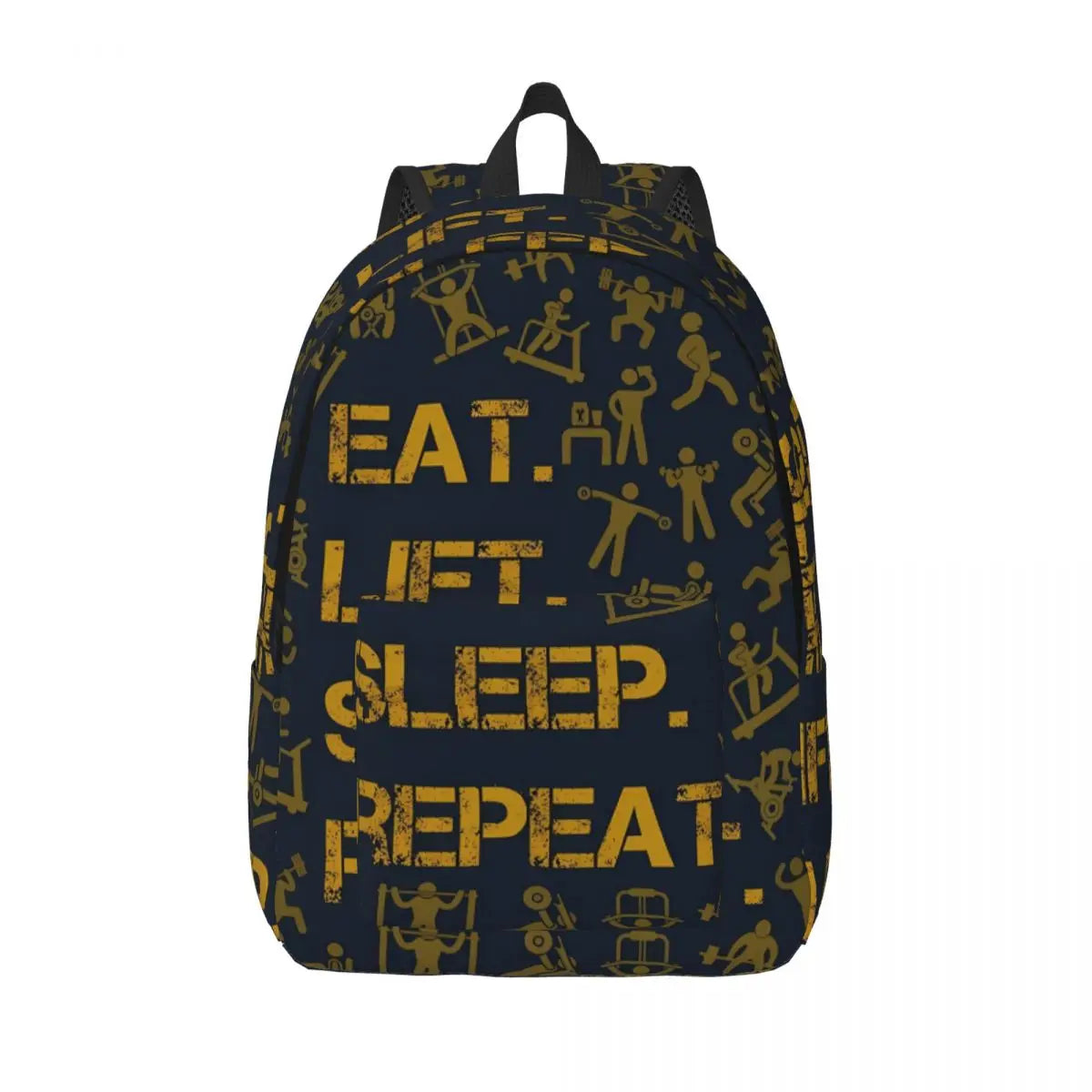 "EAT LIFT SLEEP REPEAT" Backpack (UNISEX)