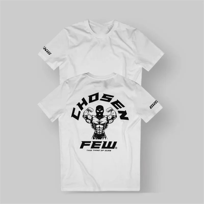 "CHOSEN FEW" Men's Short Sleeve Gym T-shirt (Oversized)