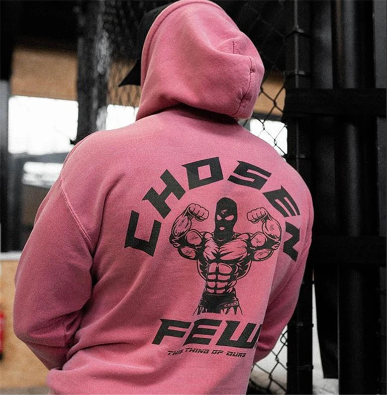 "CHOSEN FEW" Men's Gym Hoodie