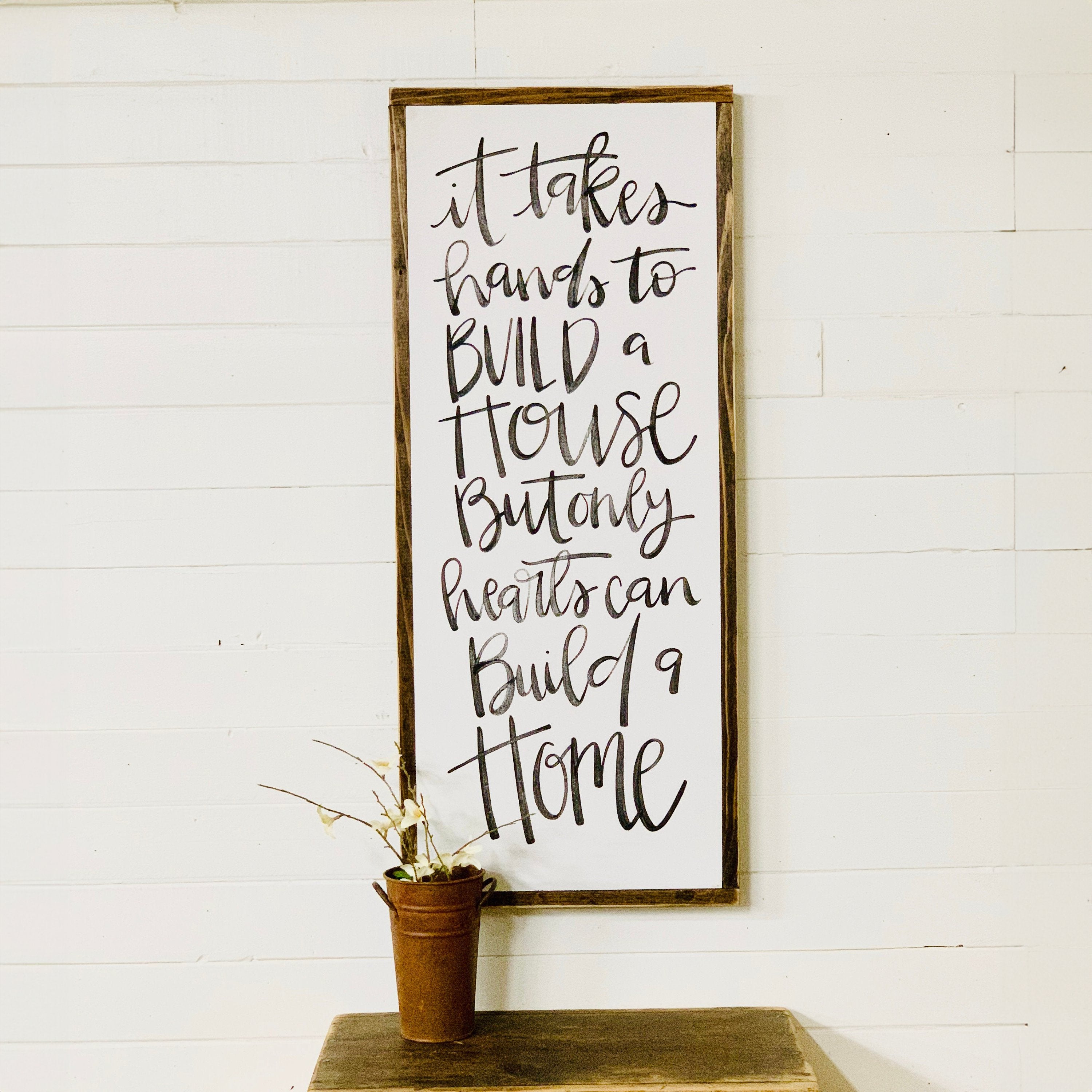 Custom Wooden House Sign| Heartwarming Decor & Gift