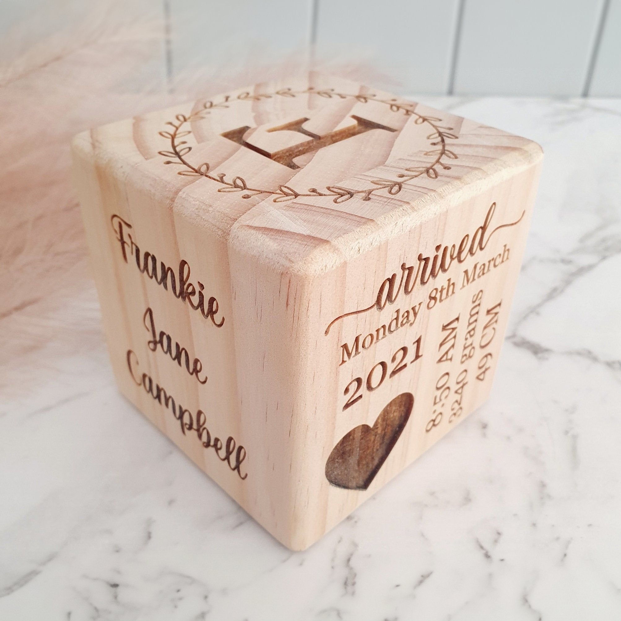 Engraved Wooden Keepsake