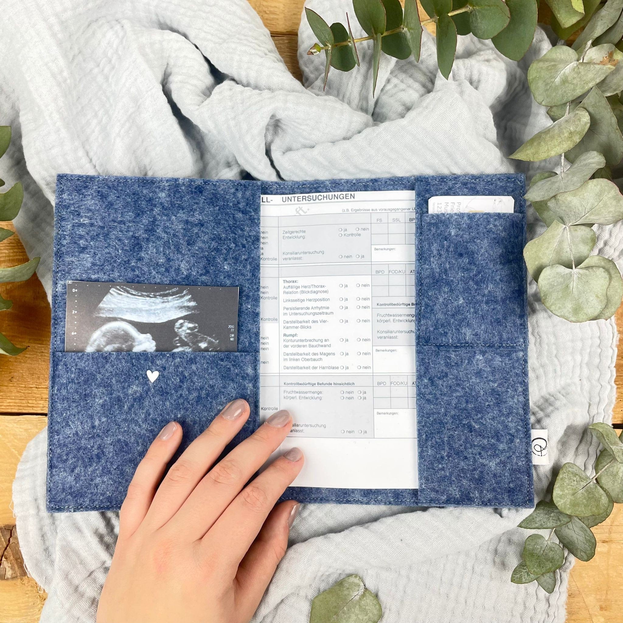 Felt Maternity Passport Cover