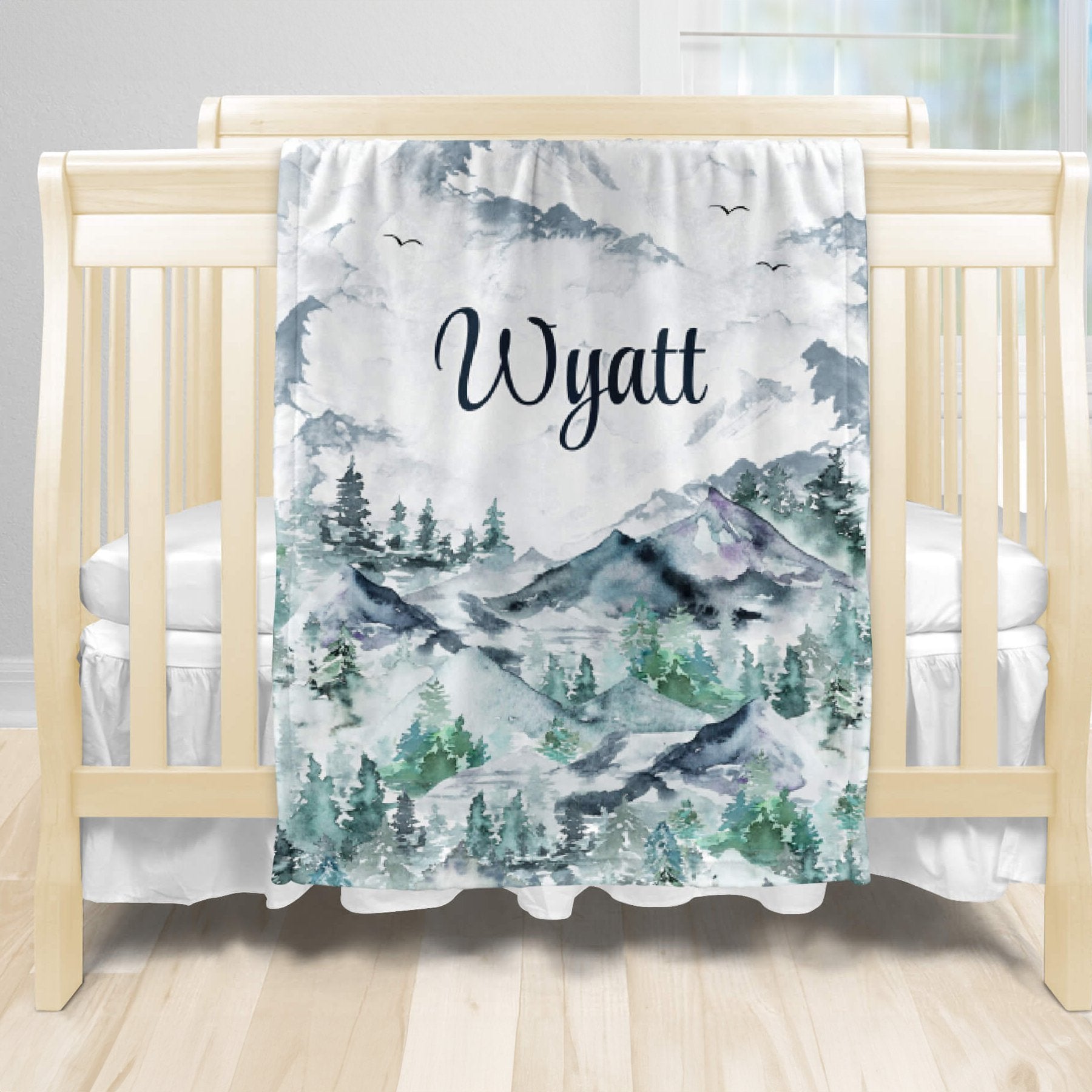 Personalized Minky Fabric Baby Blanket