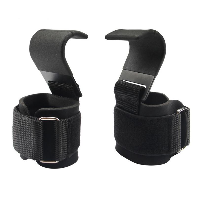 Weight Lifting Hook Hand-Bar Wrist Straps Glove | Enhance Grip & Performance