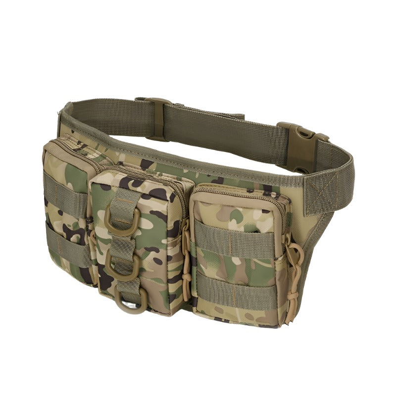 Tactical Waterproof Waist Pack for Men: Durable Nylon Bag for Outdoor Adventures - Ideal for Army Military, Hunting, Sports, Climbing, and Camping