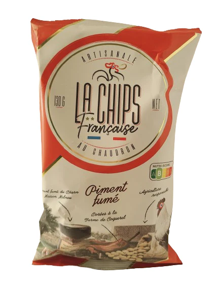 Chips artisanales au piment fumé du Bearn 130g