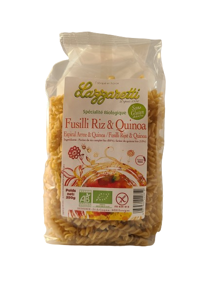 Fusilli riz et quinoa bio 250g