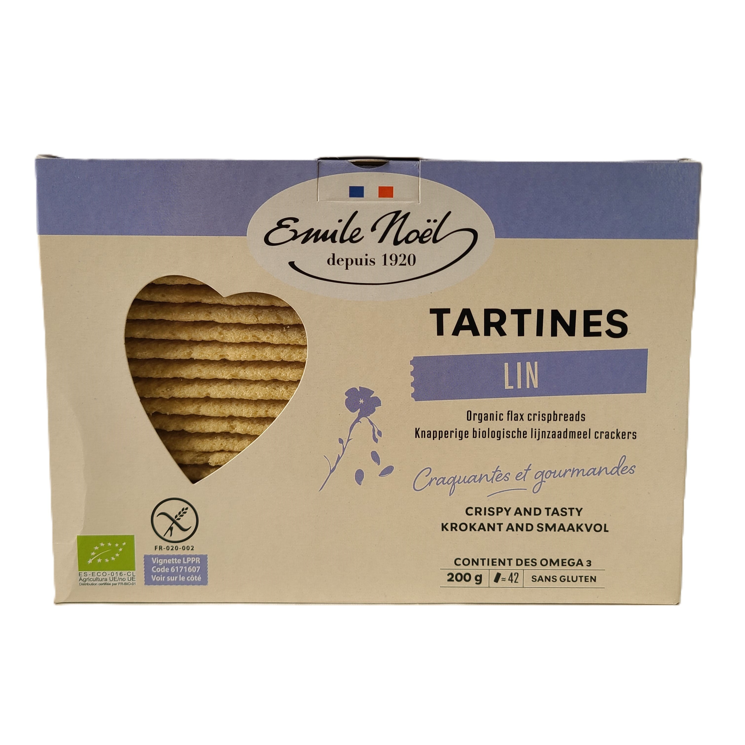 Tartines Lin sans Gluten Bio 200 g