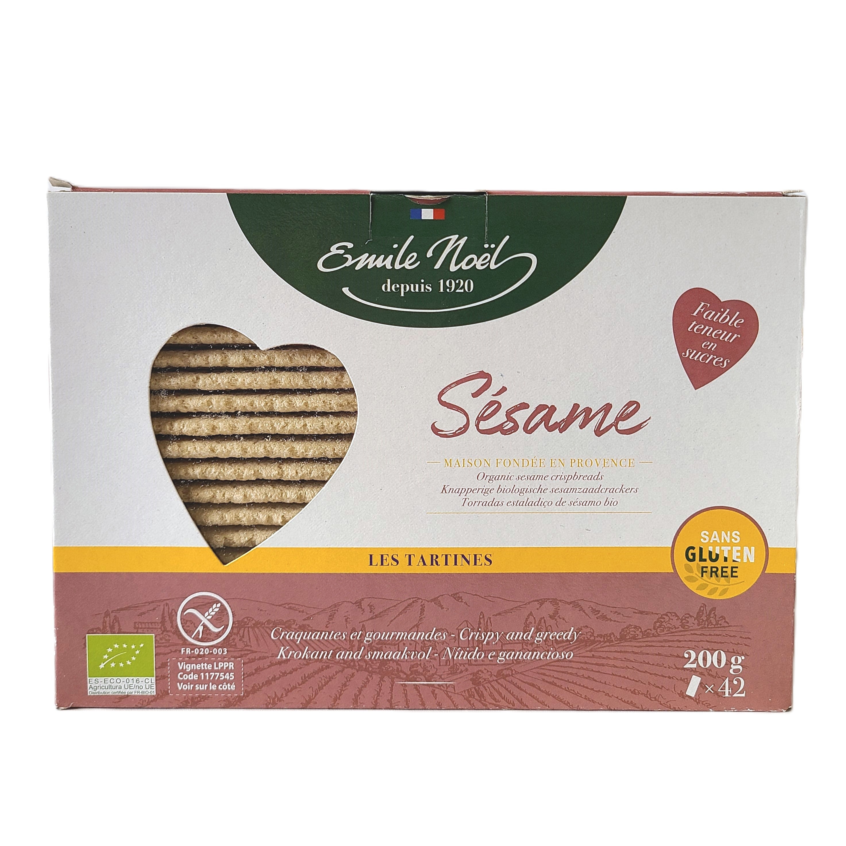 Tartines Sésame sans Gluten Bio 200 g