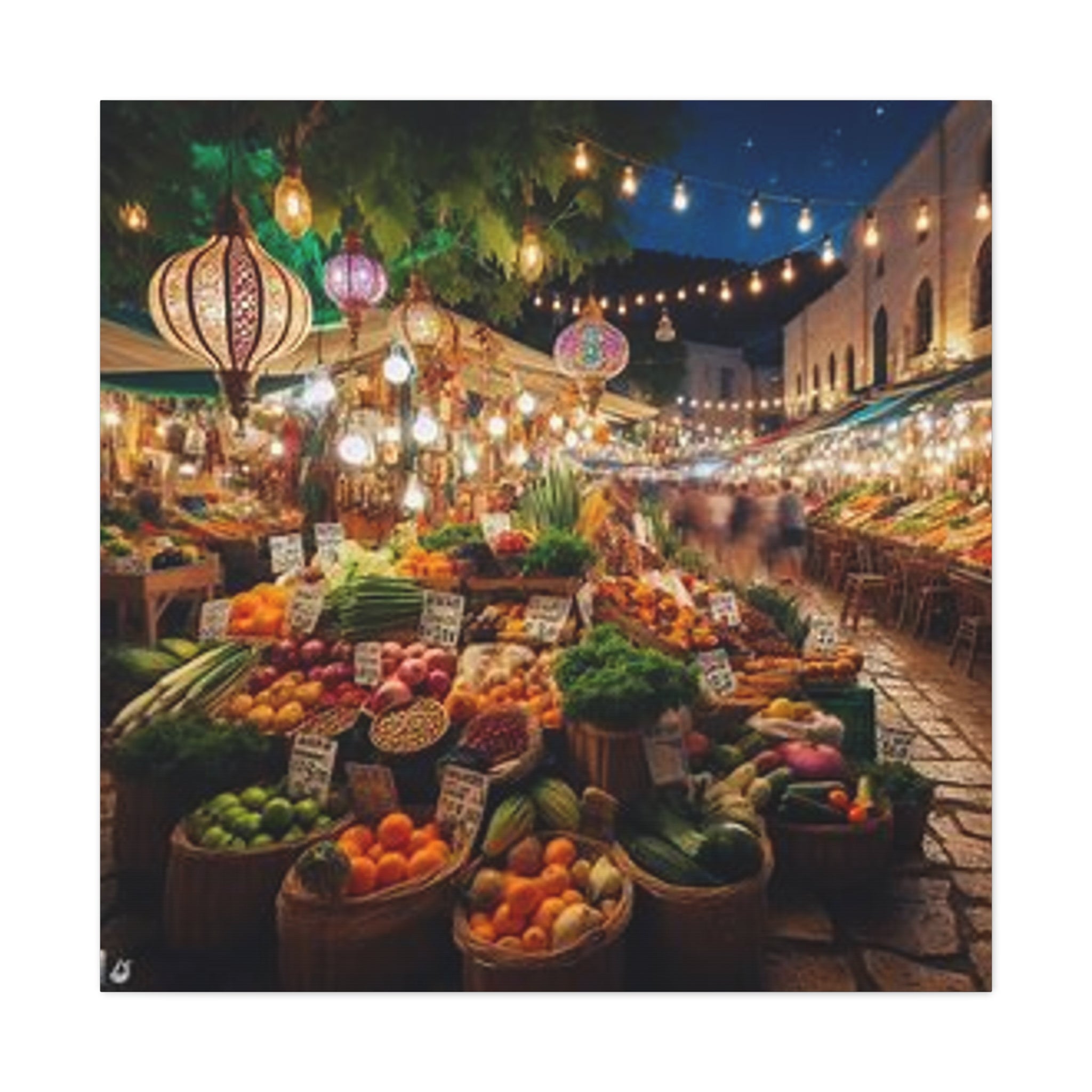 Marché des fruits dans la campagne italienne