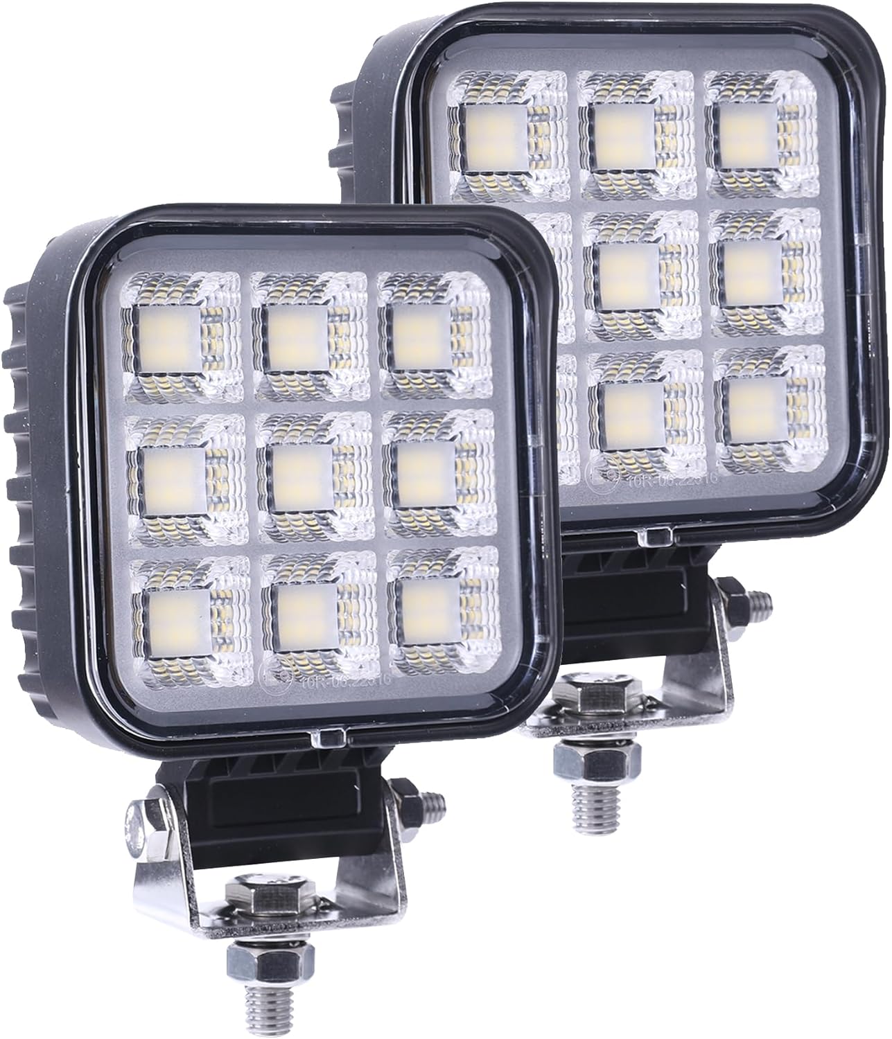 3.3 Inch 54W Square LED Work Light - Model PX1854 - 2 Pack