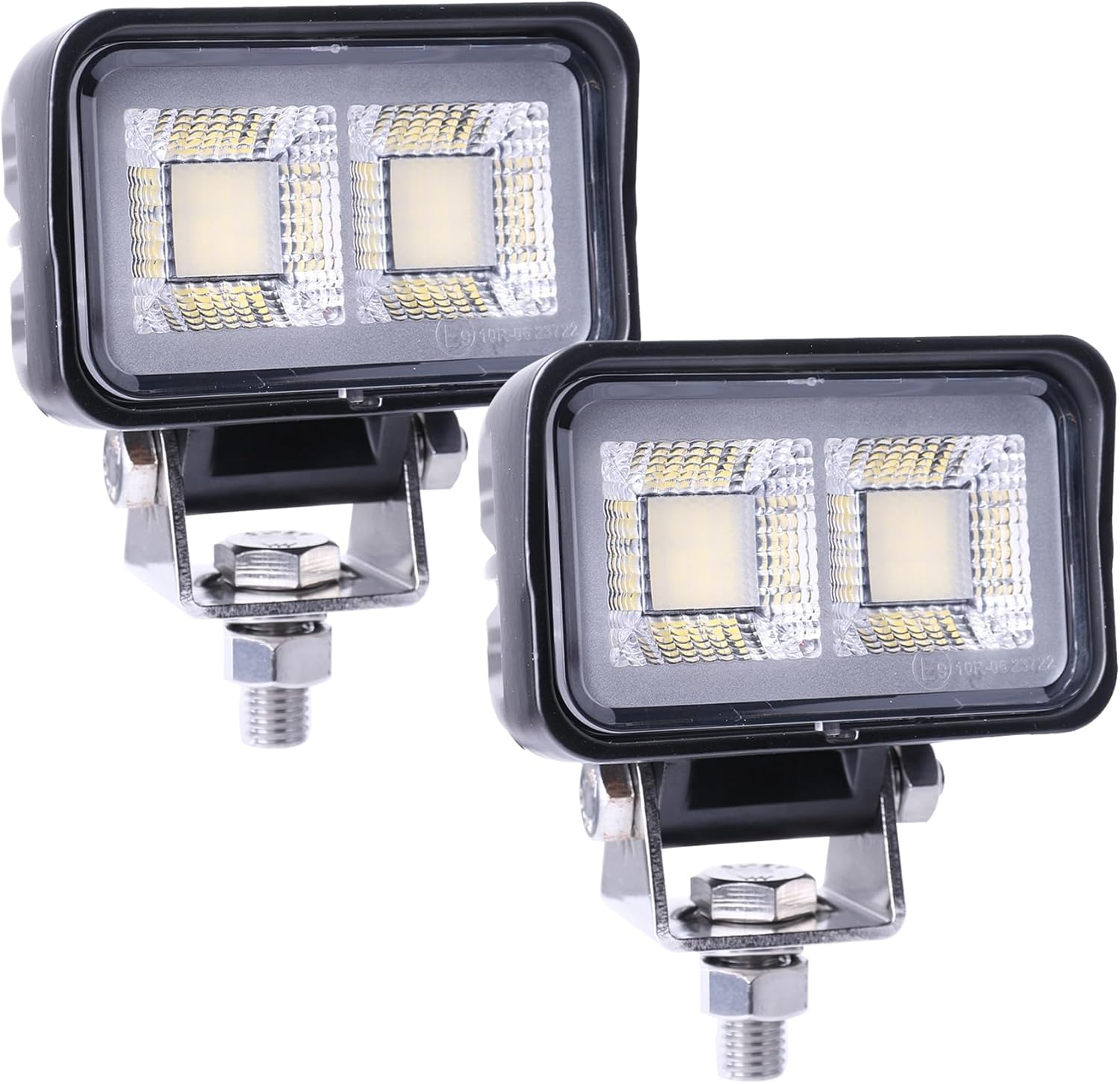 3.4 Inch 40W Rectangular LED Work Light - Model PX1140 - 2 Pack