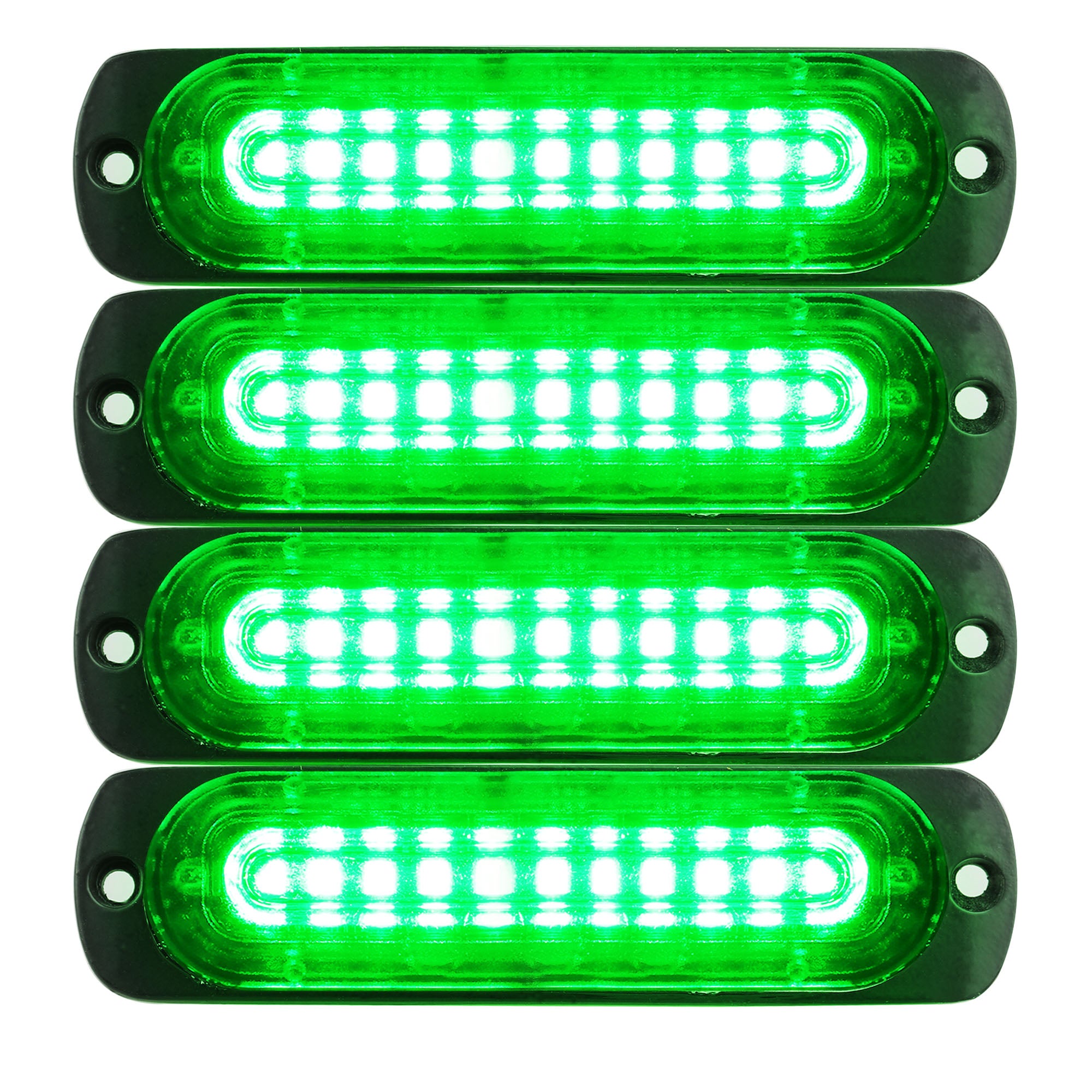 4.4 Inch 10 LED Ultra Slim Strobe Lighthead - Model PW0210 - 4 Pack