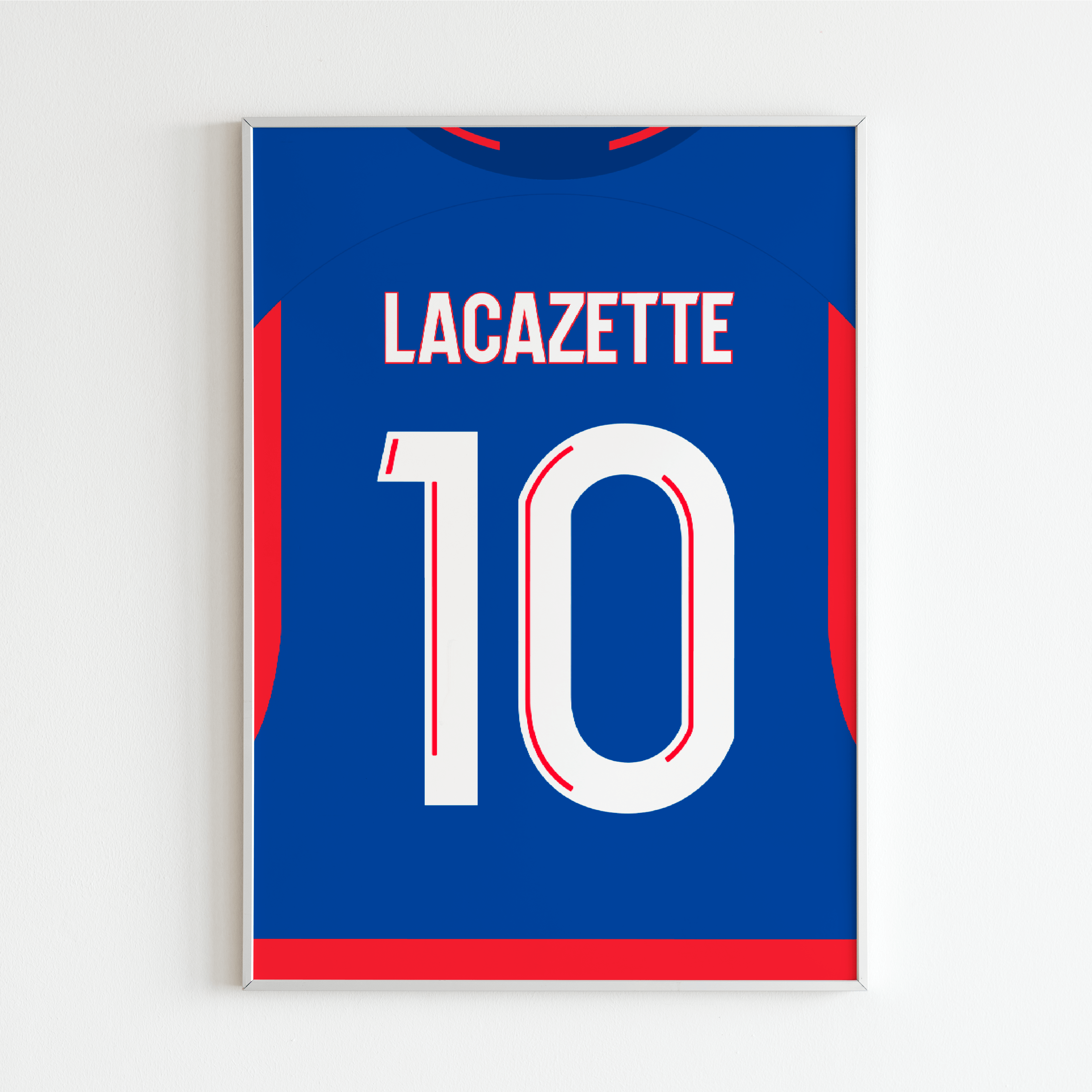 Poster maillot Olympique Lyonnais - Extérieur 2023/24